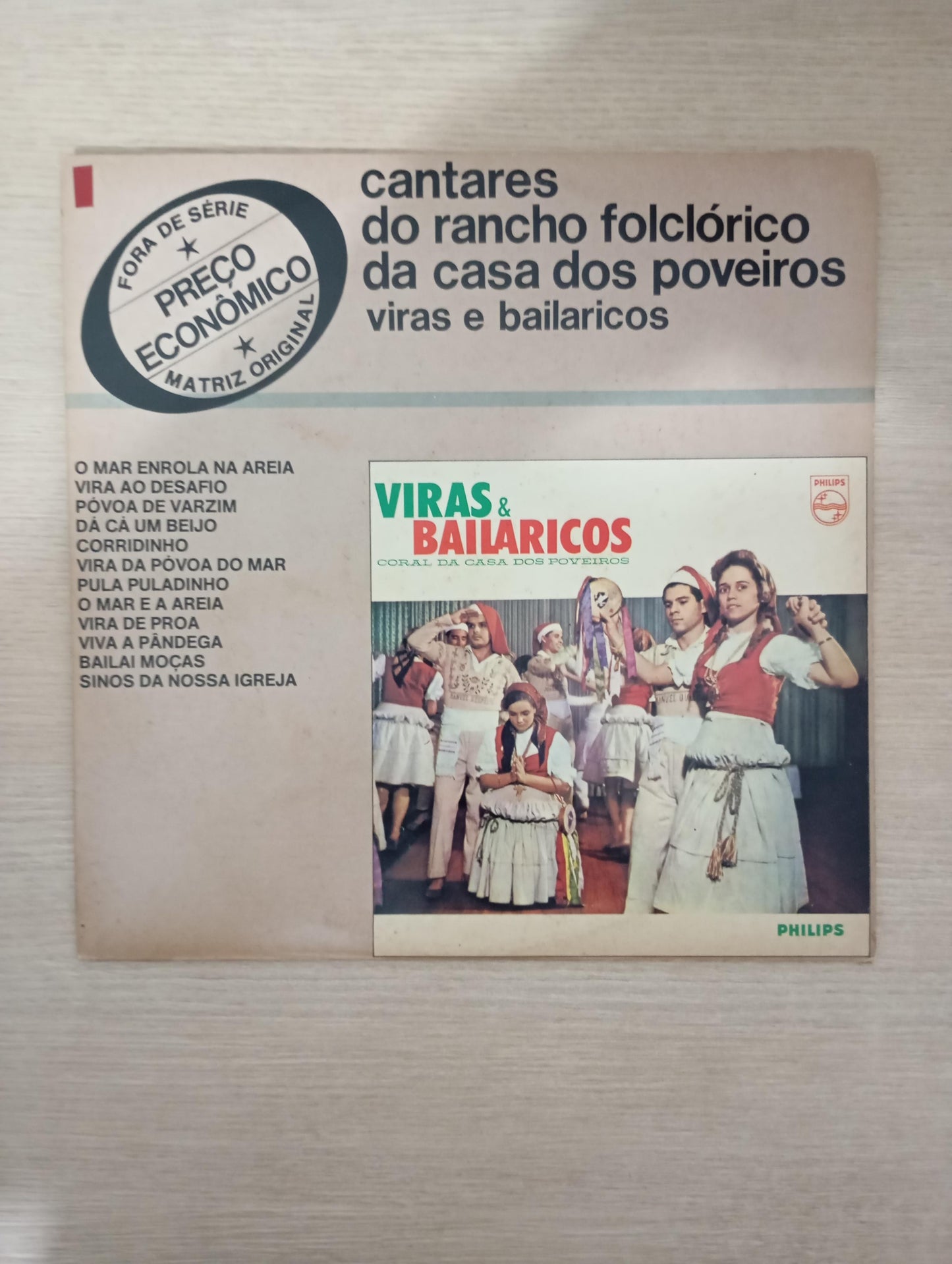Lp Vinil Viras e Bailaricos Cantares do Rancho Folclórico