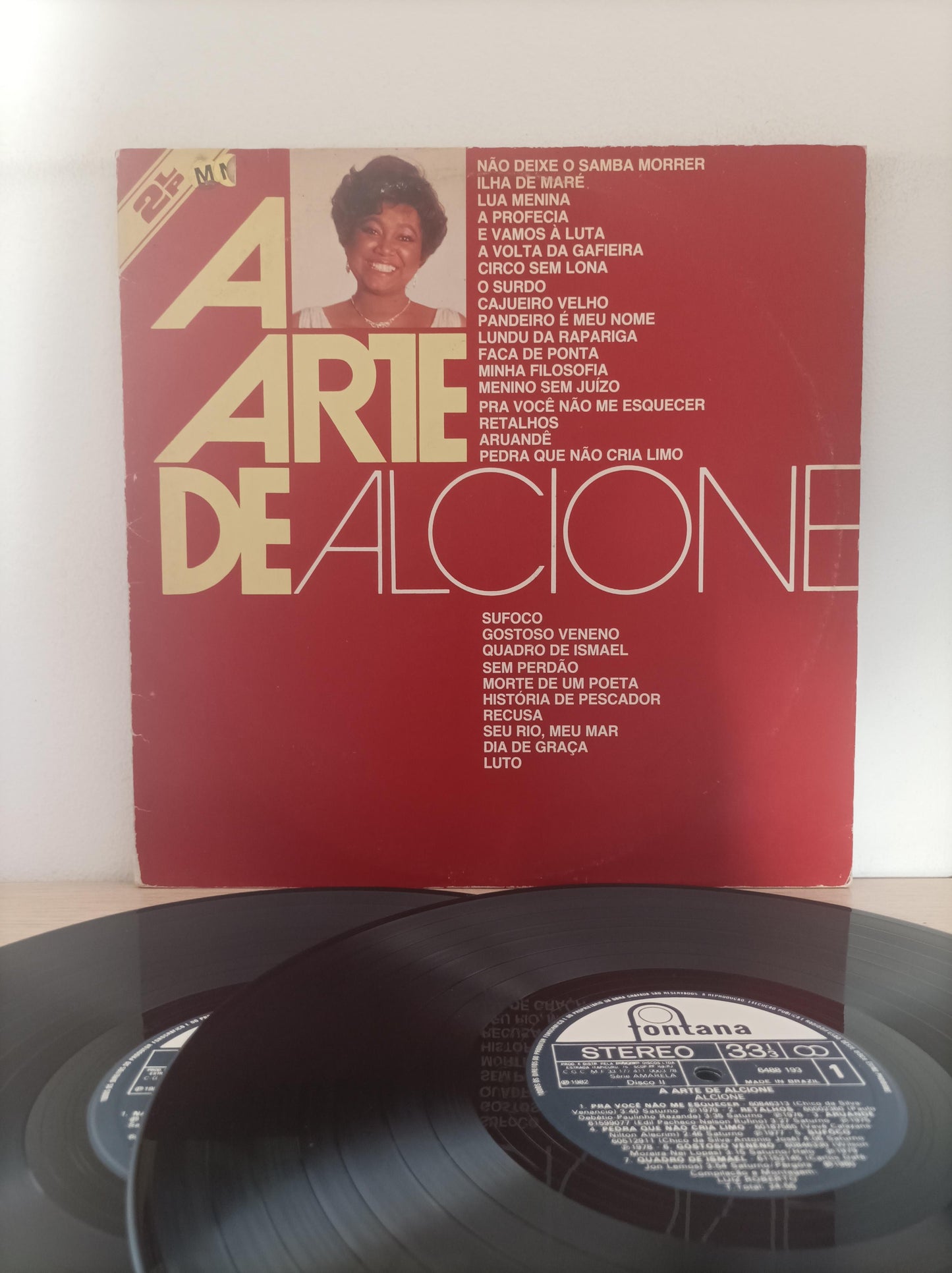 Lp Vinil Alcione A Arte de Duplo