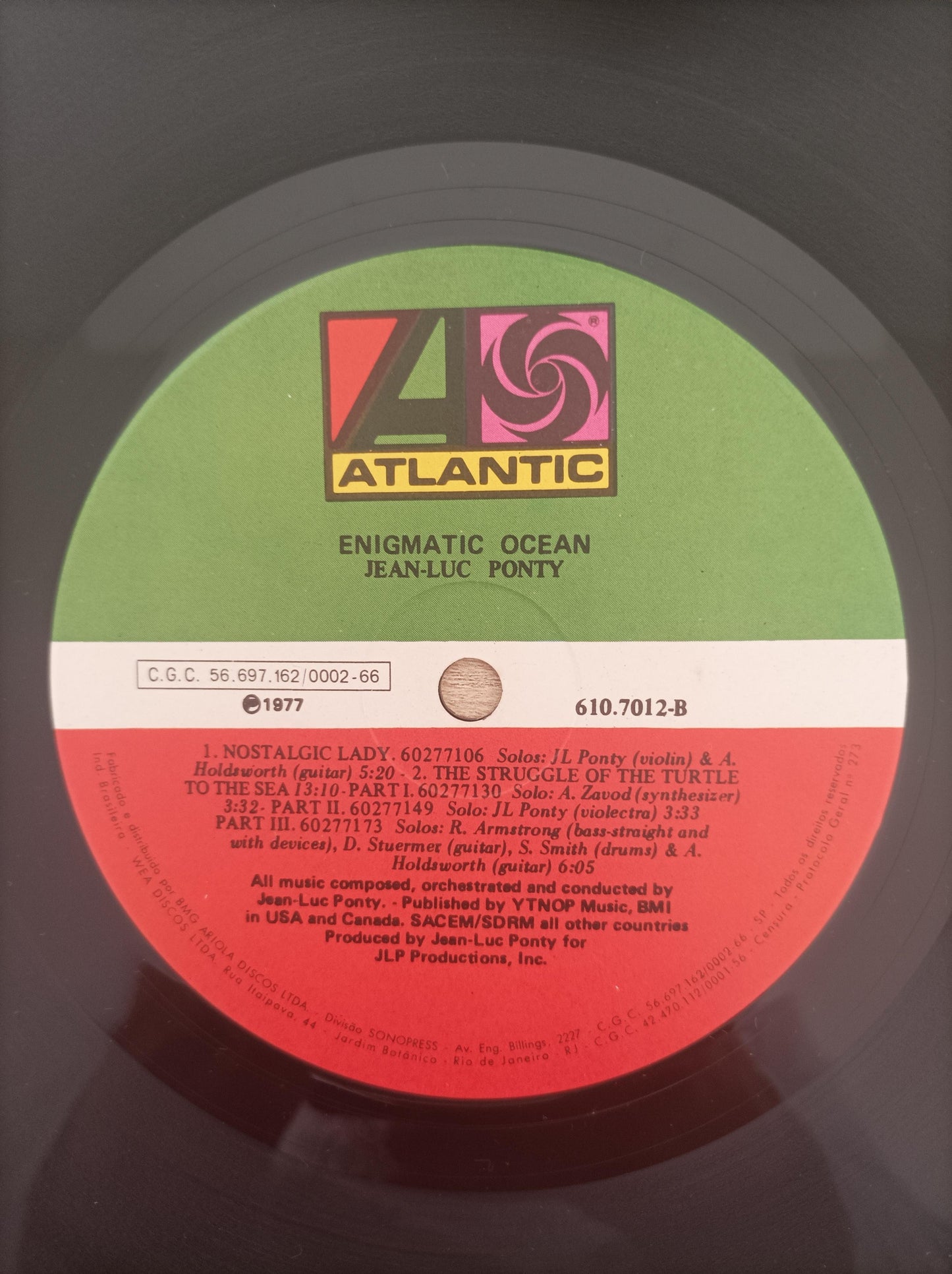 Lp Vinil Jean-Luc Ponty Enigmatic Ocean