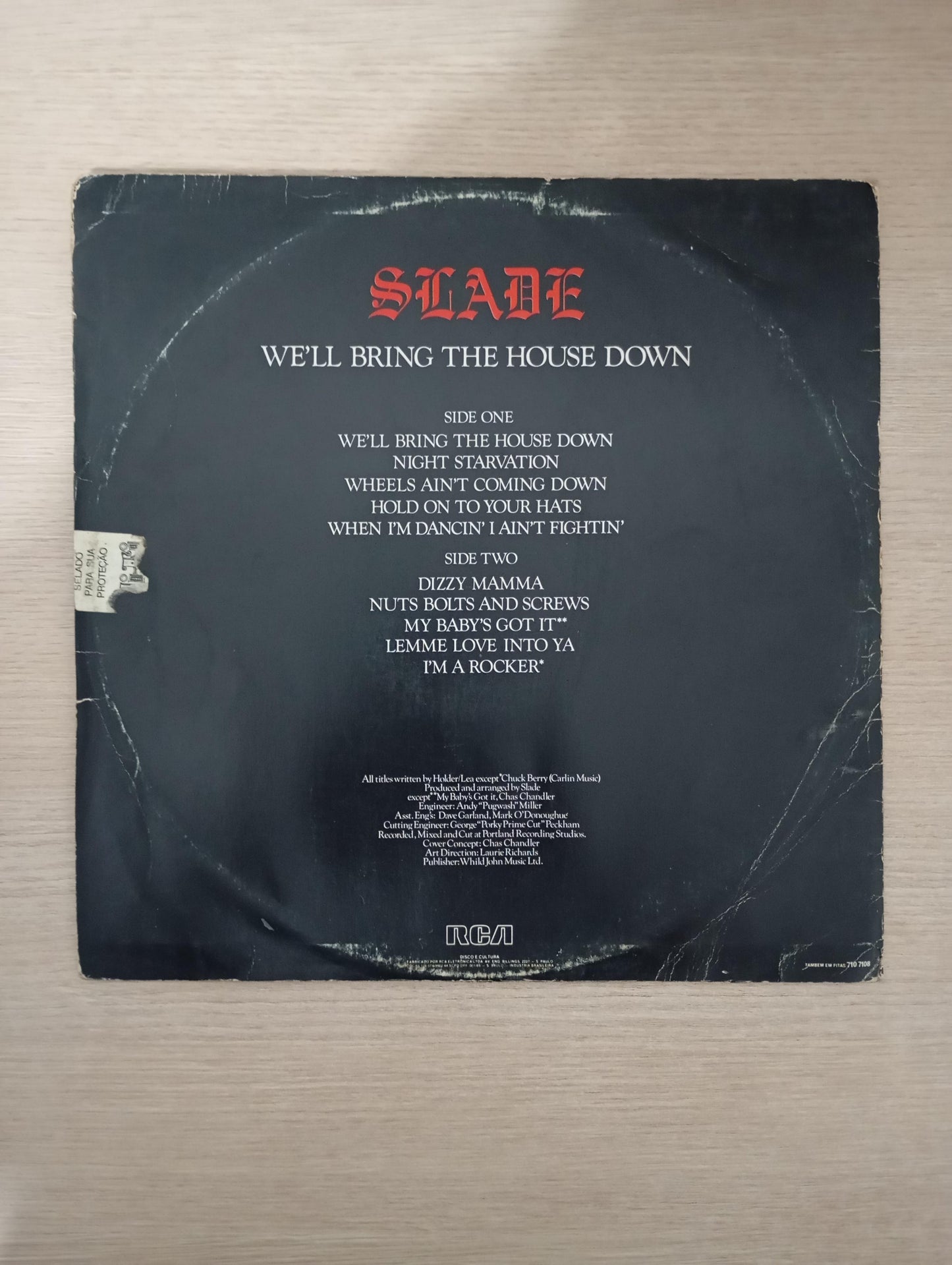 Lp Vinil Slade We'll Bring The House Down
