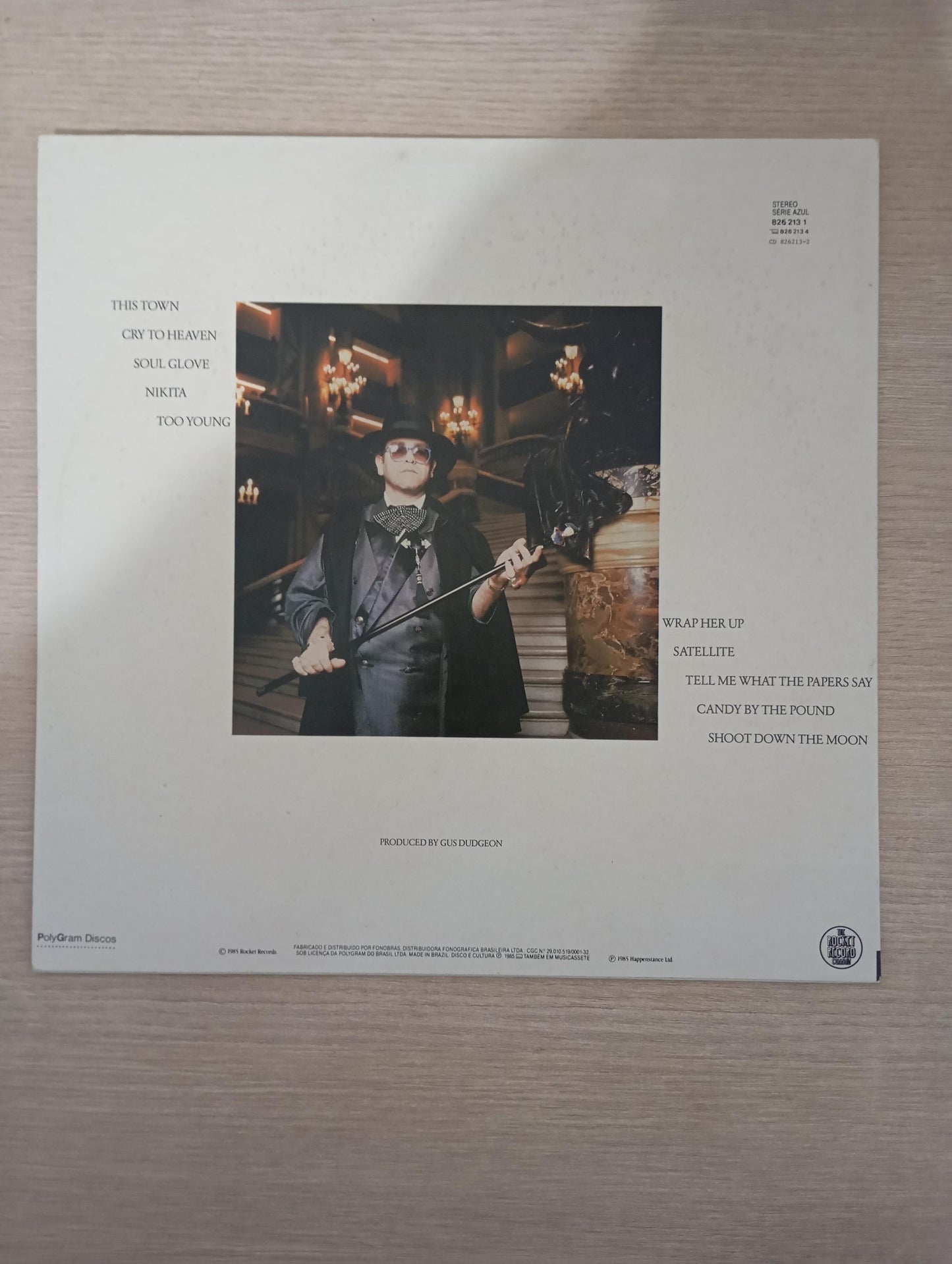Lp Vinil Elton John Ice On Fire Com Encarte