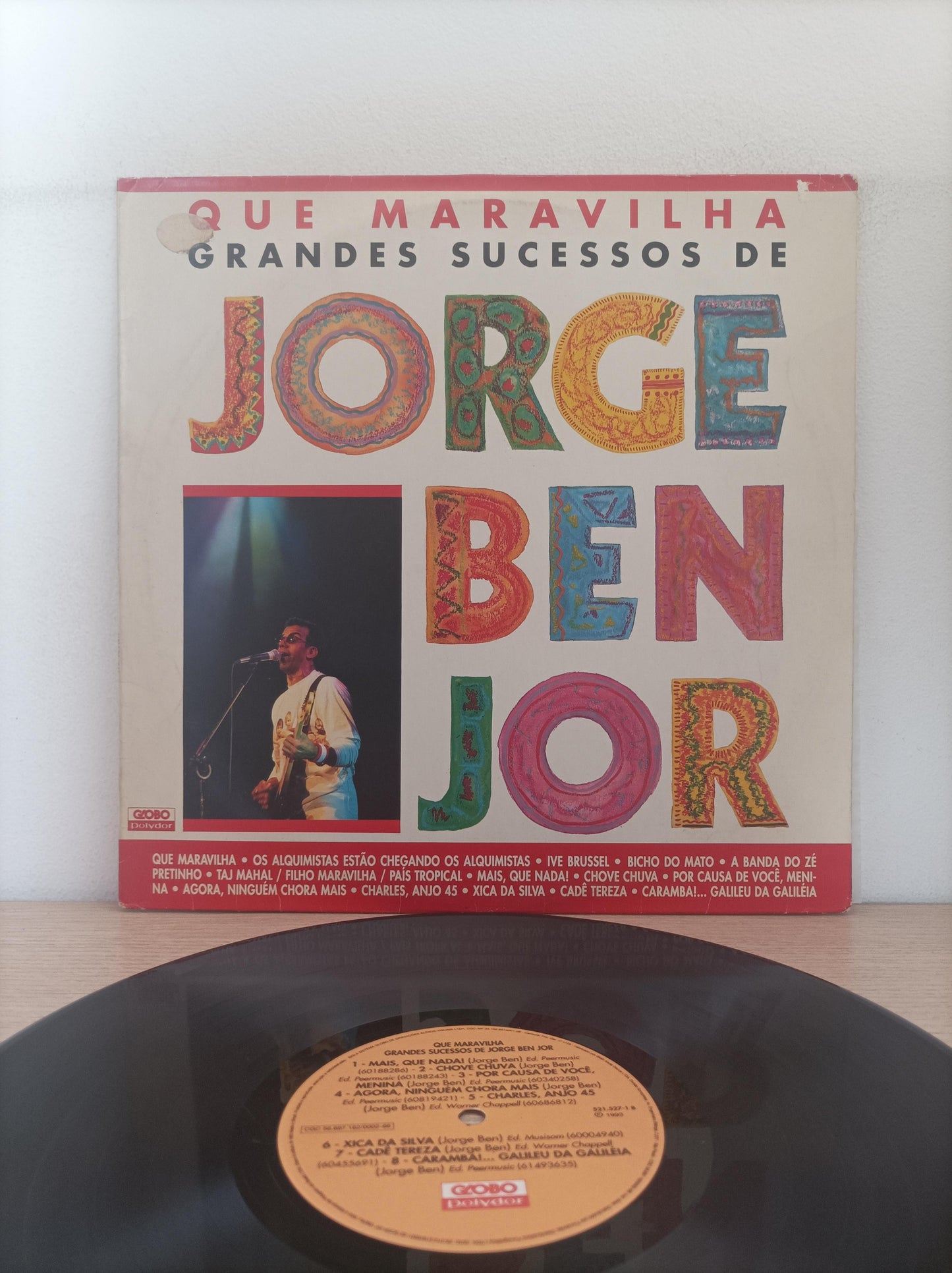 Lp Vinil Jorge Ben Que Maravilha (Grandes Sucessos de)