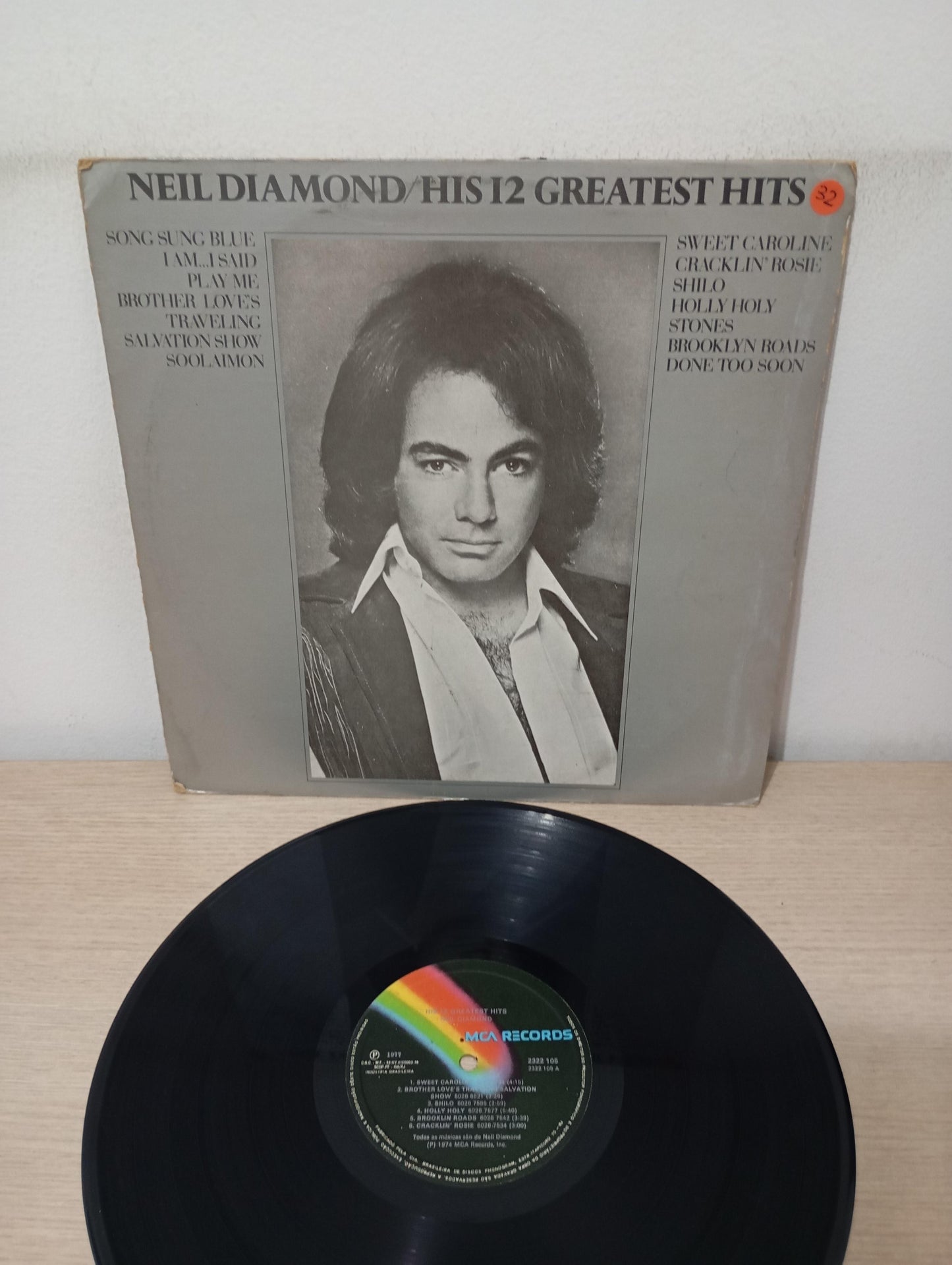 Lp Vinil Neil Diamond His 12 Greatest Hits