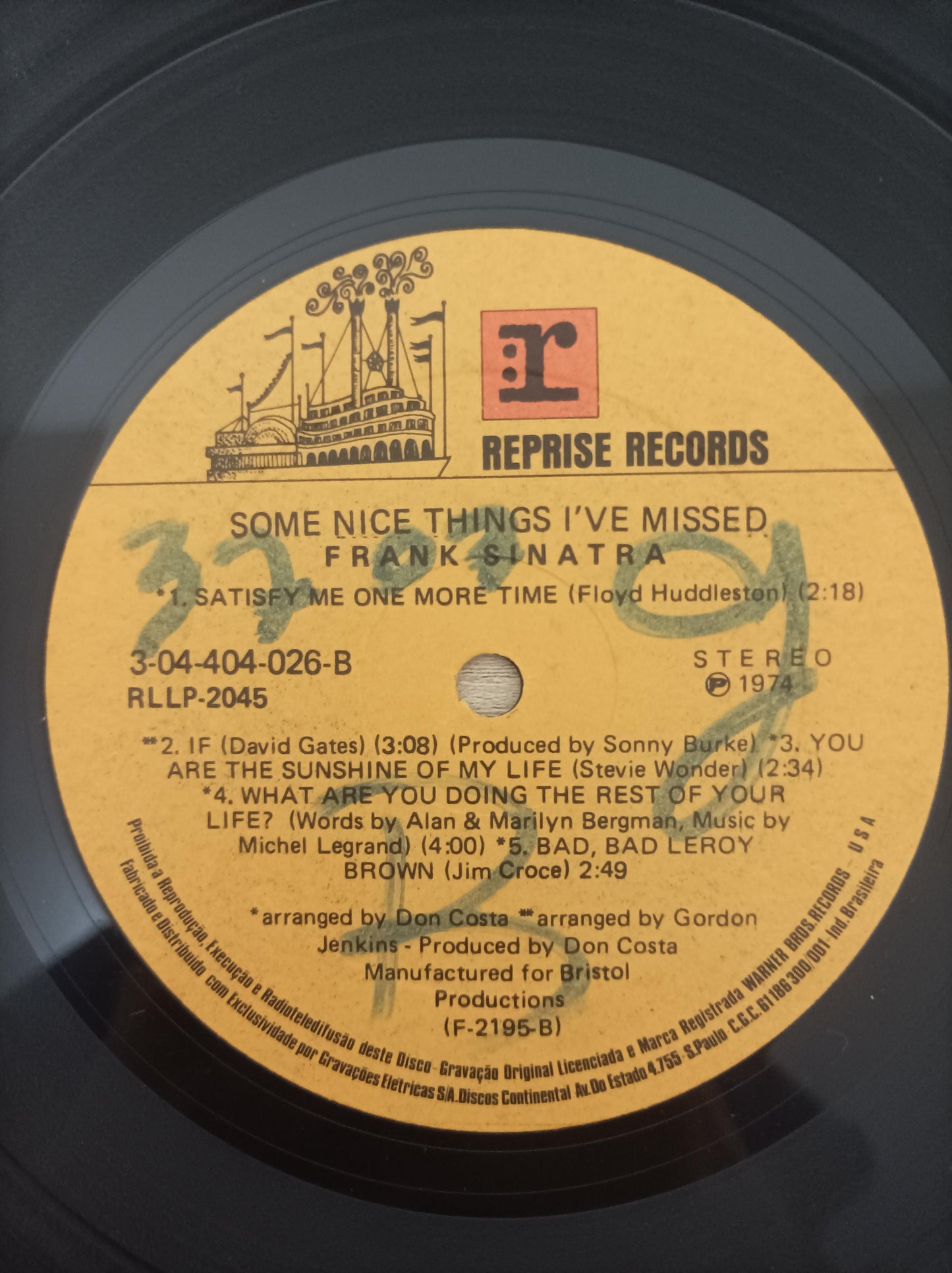 Lp Vinil Frank Sinatra Some Nice Things I've Missed