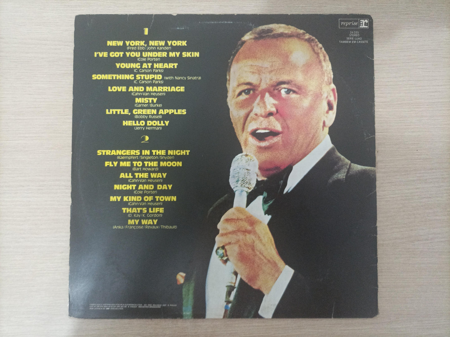 Lp Vinil Frank Sinatra 15 Grandes de
