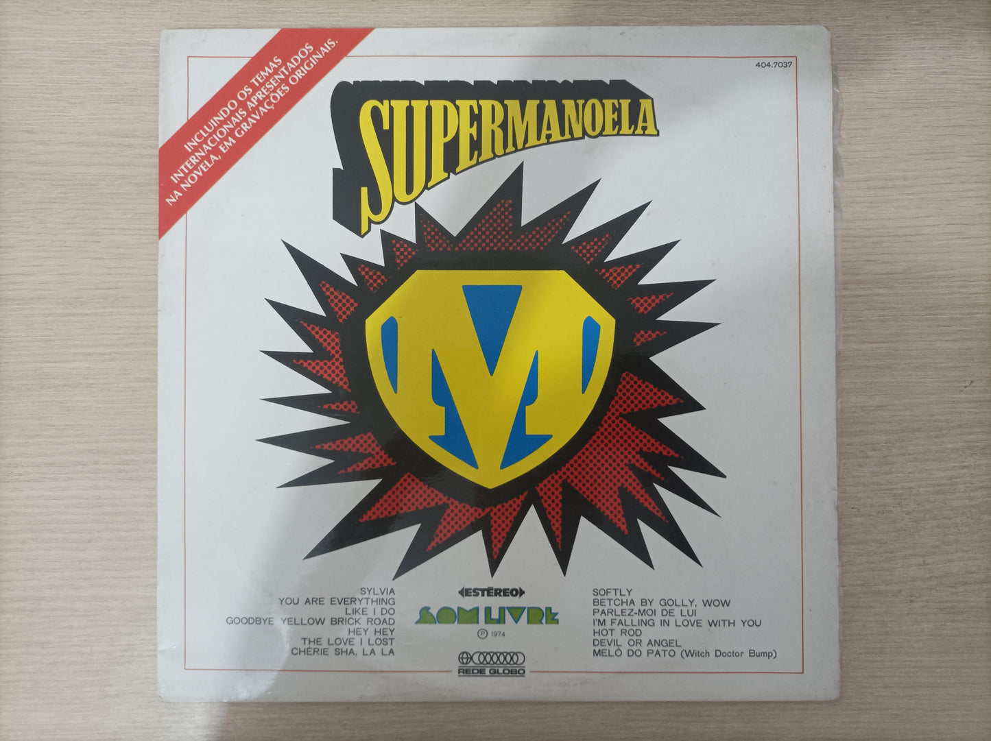 Disco Vinil 1974 Supermanoela A