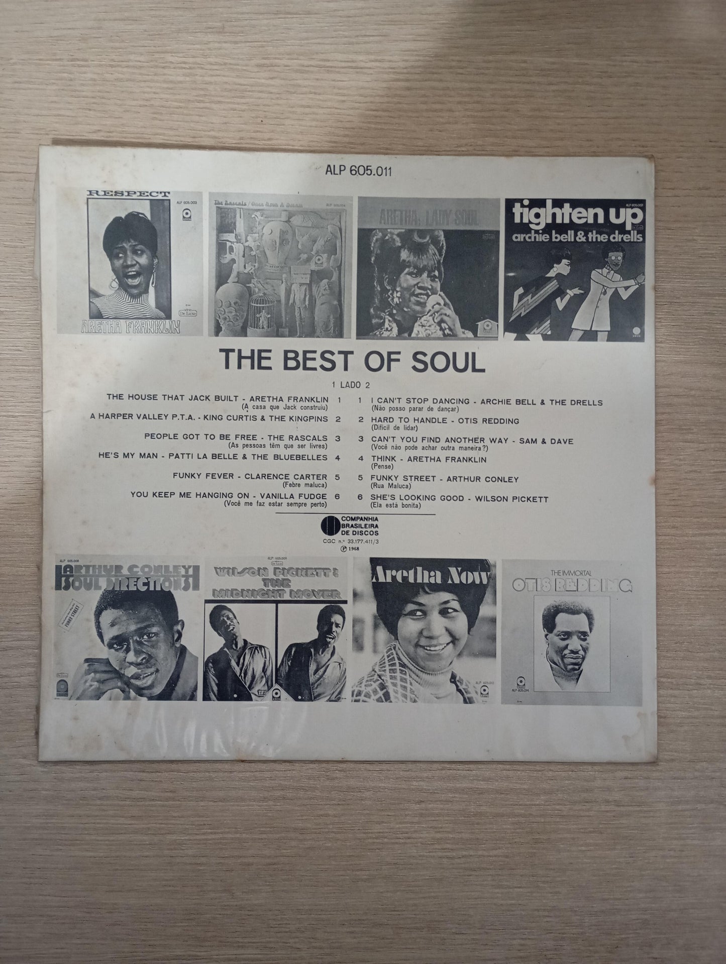 Lp Vinil Aretha Franklin The Best Of Soul