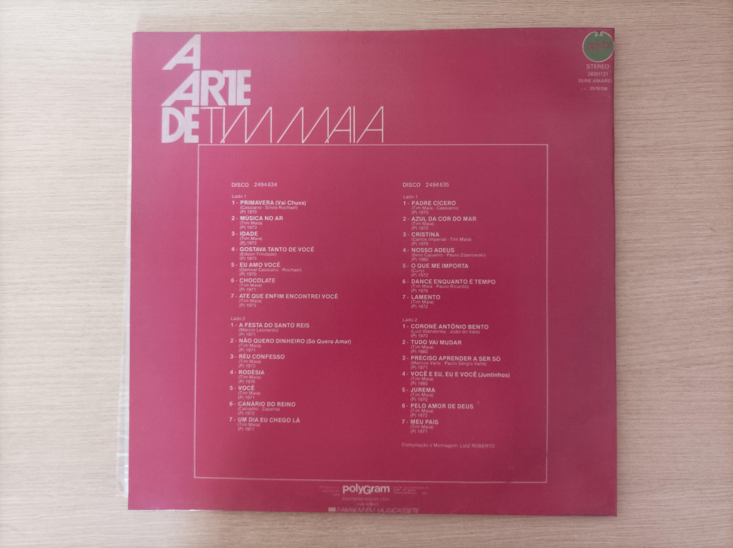 Lp Vinil Tim Maia A Arte De Tim Maia Duplo