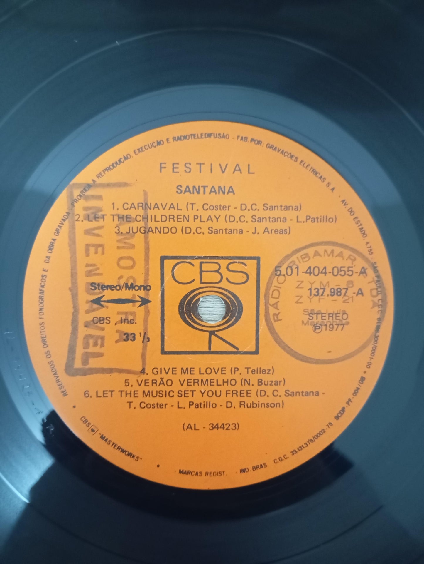 Lp Vinil Santana Festivál