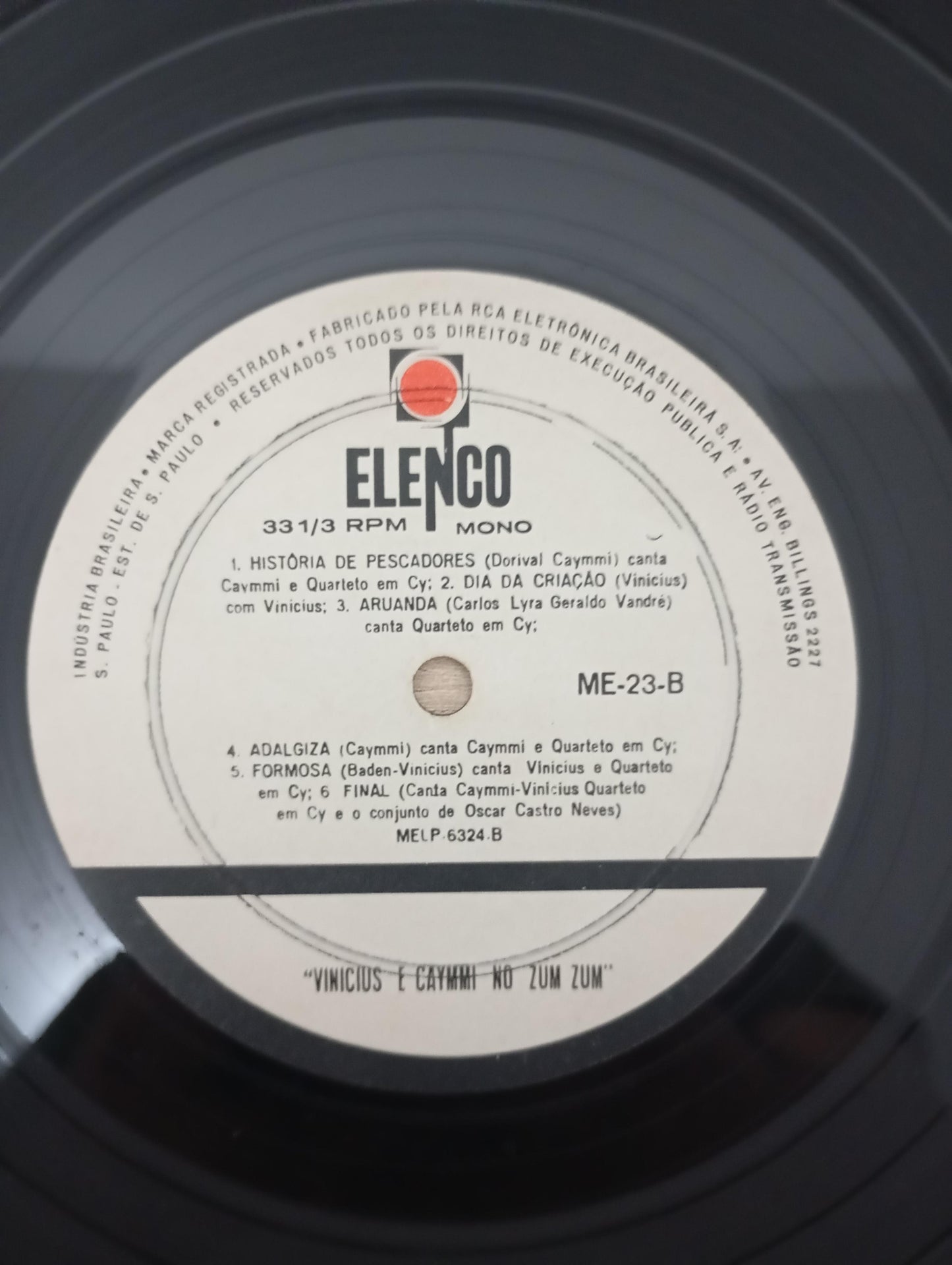 Lp Vinil Vinicius & Caymmi No Zum Zum