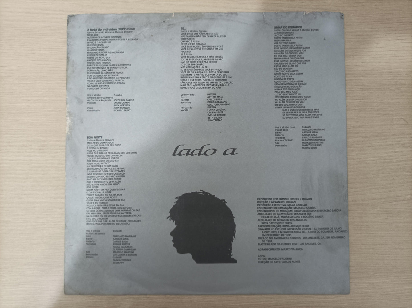 Lp Vinil Djavan Coisa De Acender Com Encarte