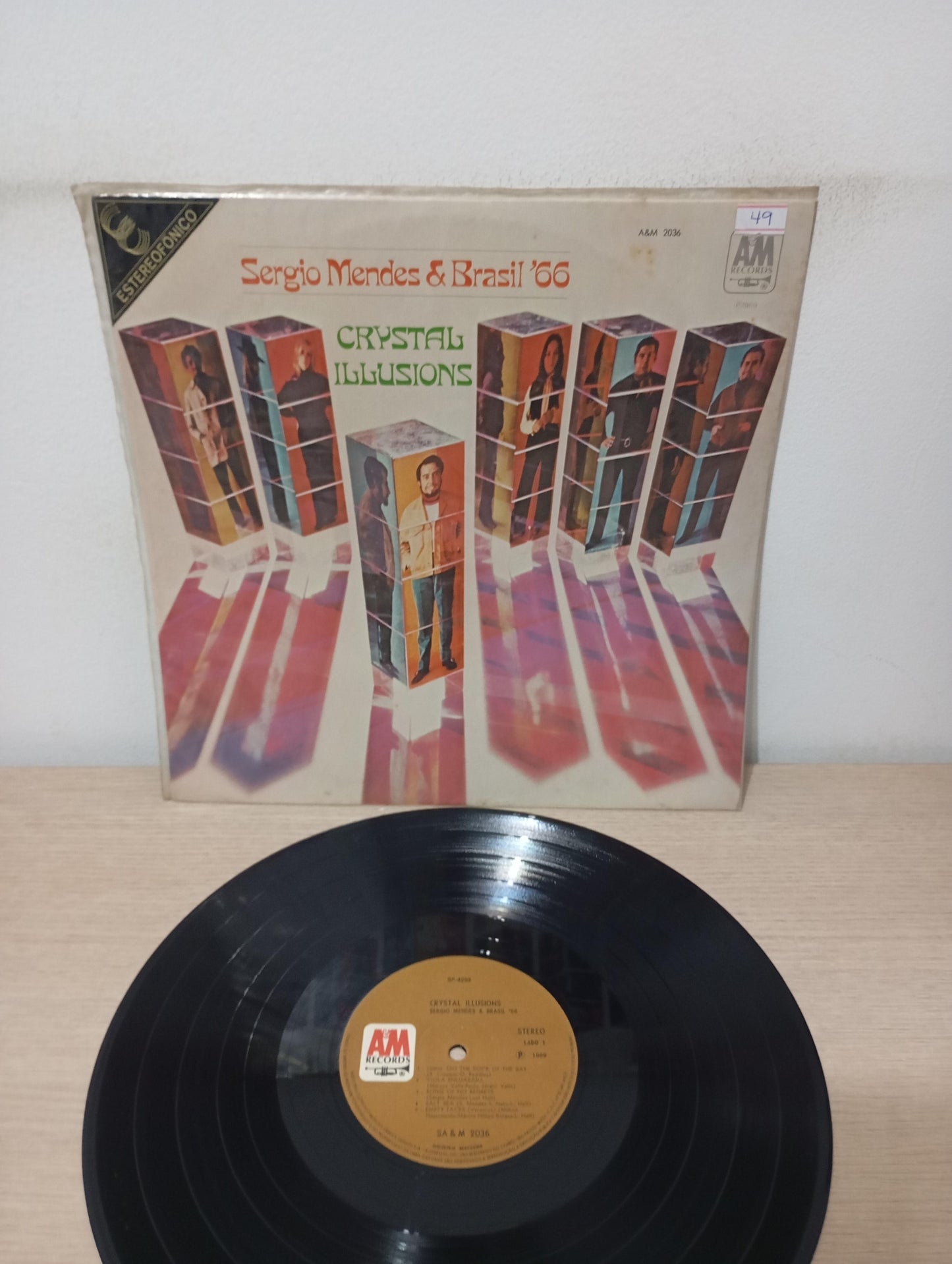Lp Vinil Sérgio Mendes & Brasil '66 Crystal Illusions
