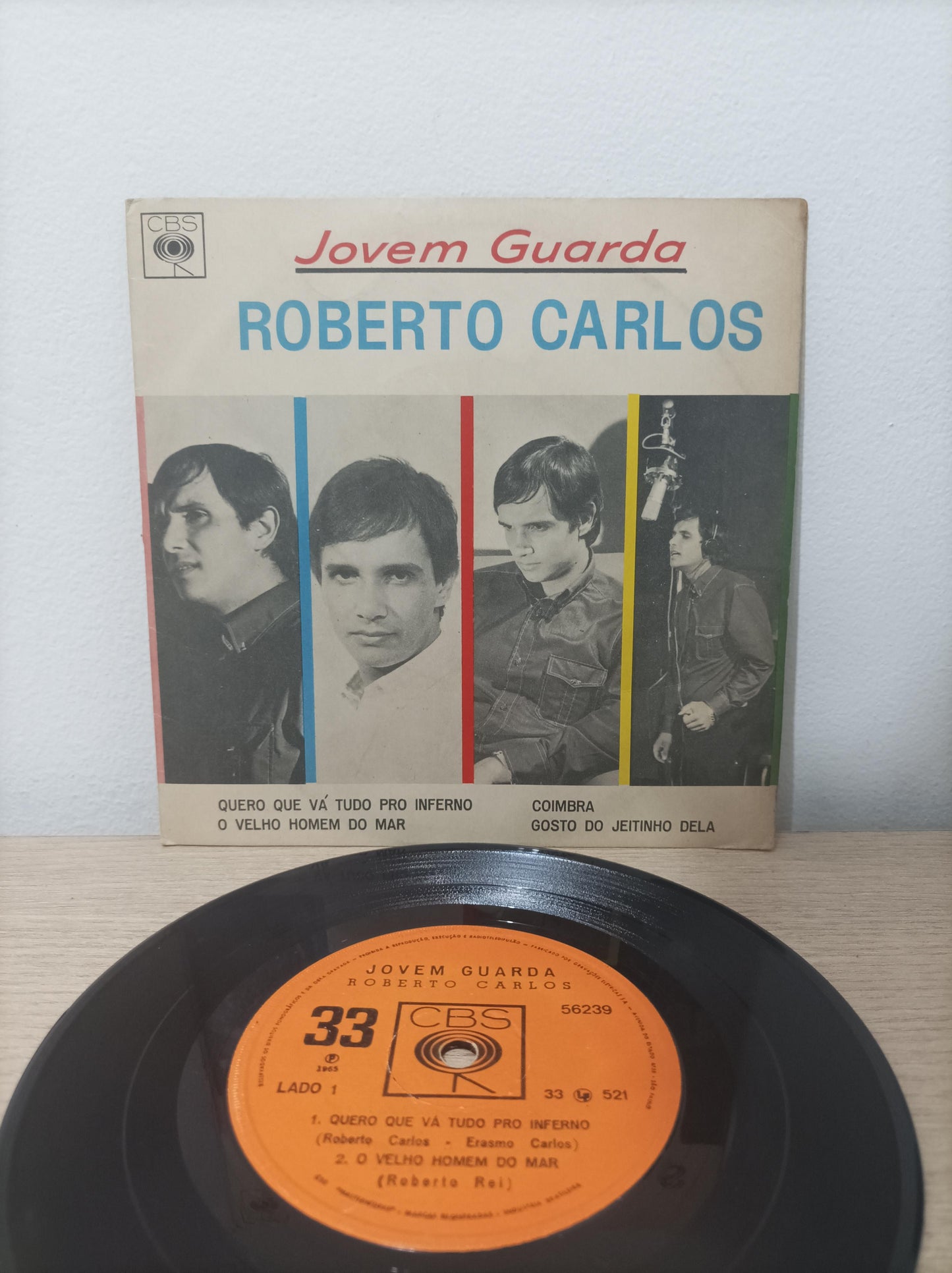 Vinil Compacto Roberto Carlos Jovem Guarda