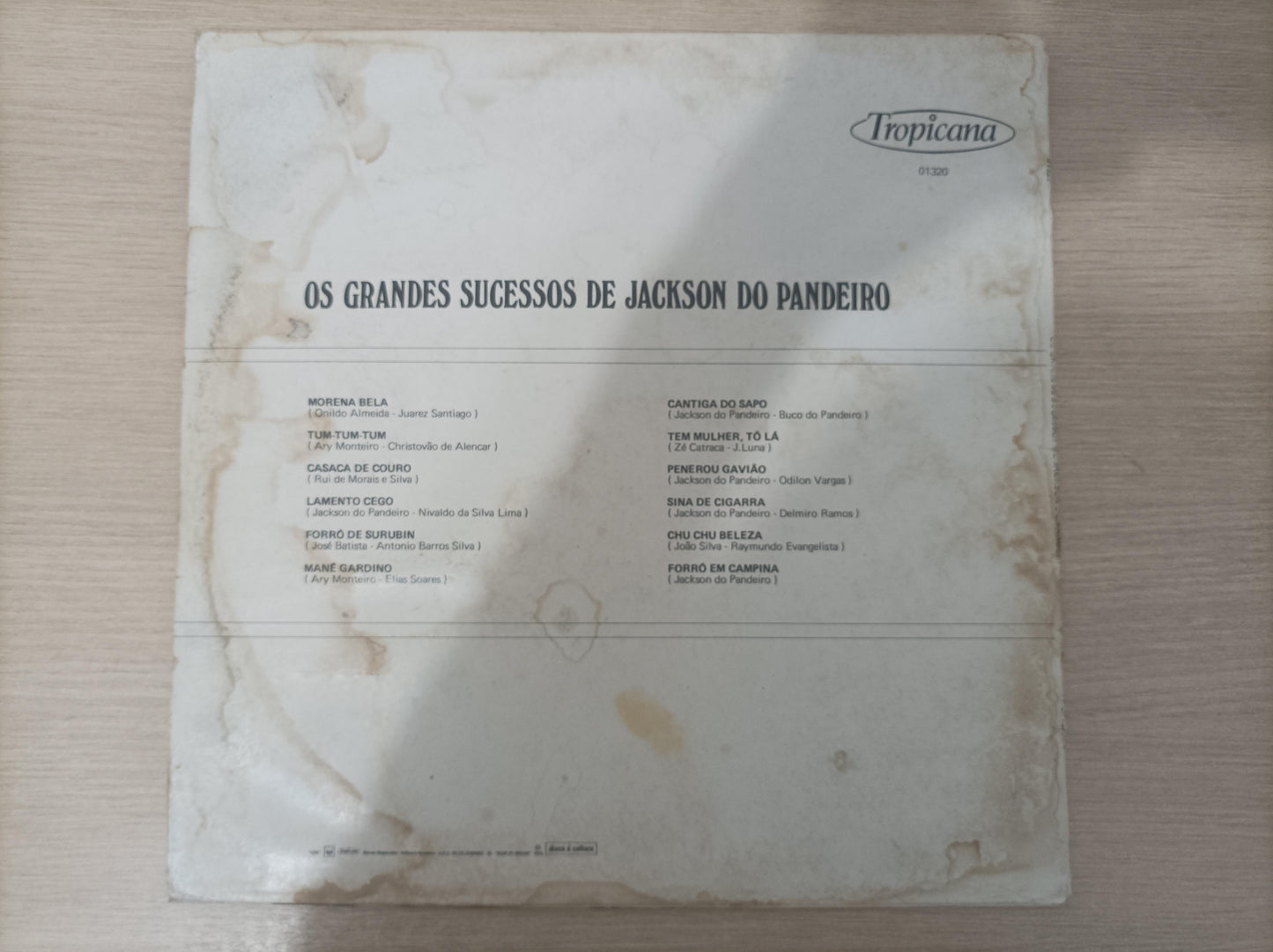 Lp Vinil Jackson Do Pandeiro Os Grandes Sucessos de