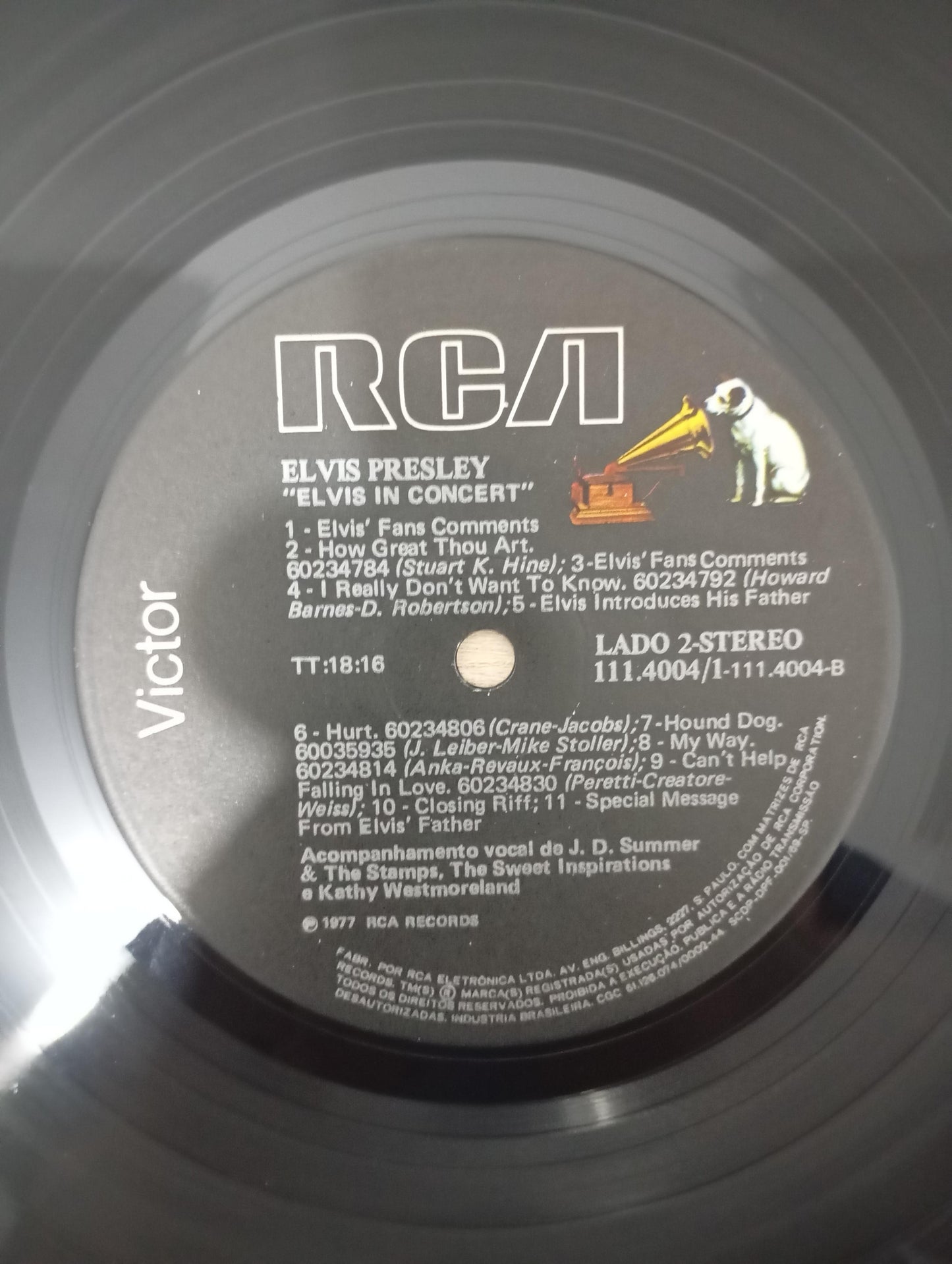 Lp Vinil Elvis Presley Elvis In Concert Duplo