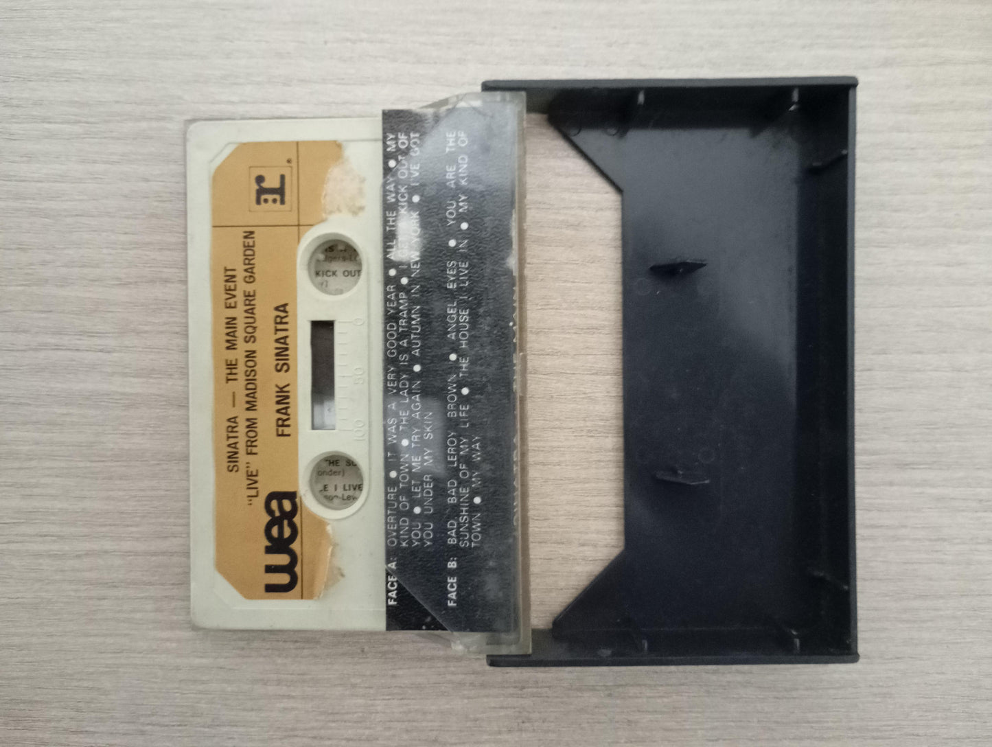 Fita K7 Cassete Frank Sinatra The Main Event Live