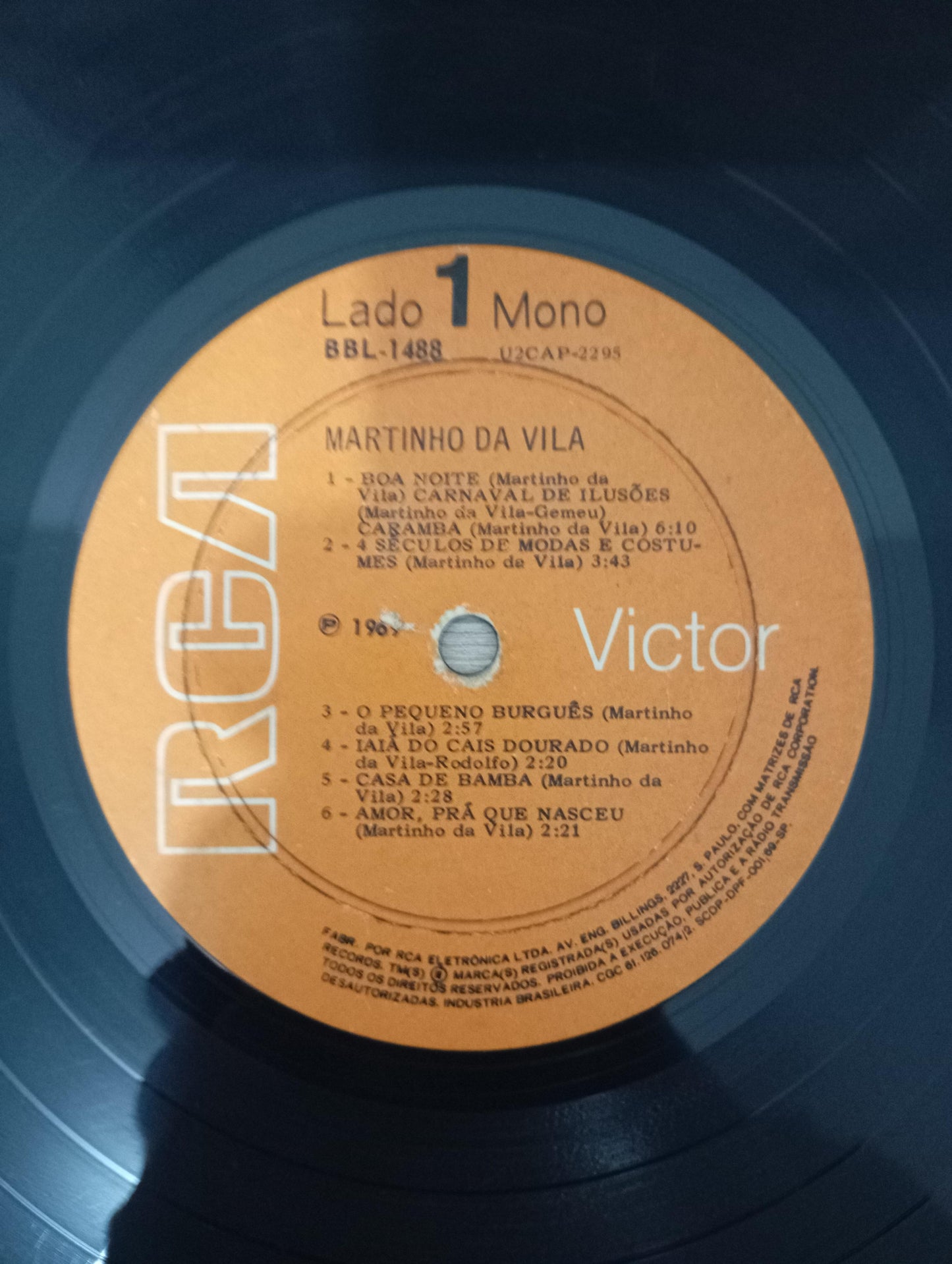 Disco Vinil 1969 Martinho Da Vila A