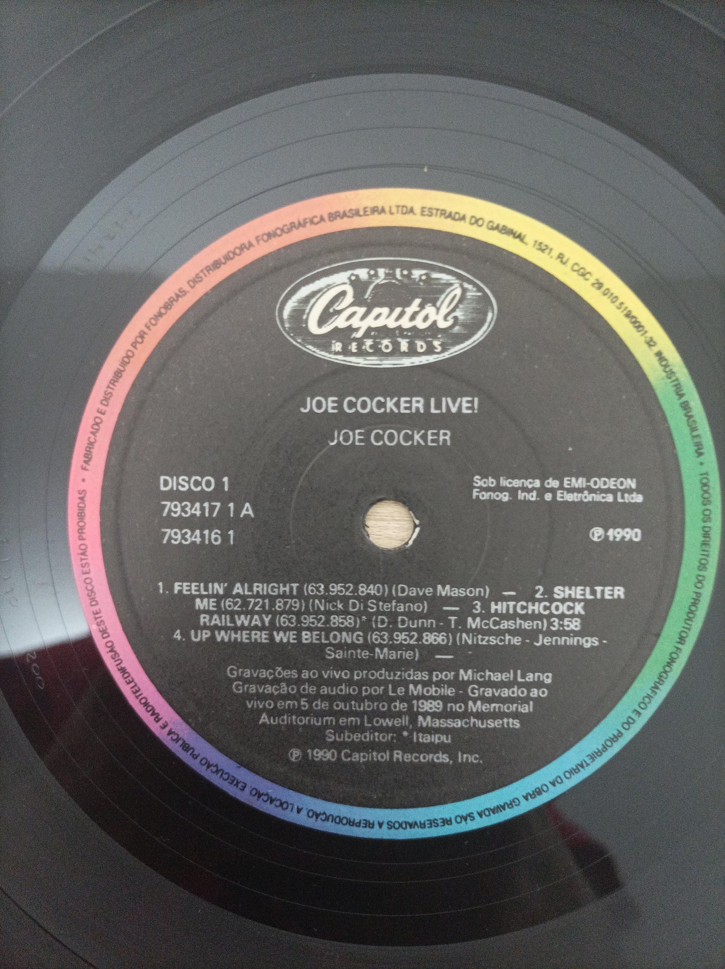 Disco Vinil Live Joe Cocker Duplo A