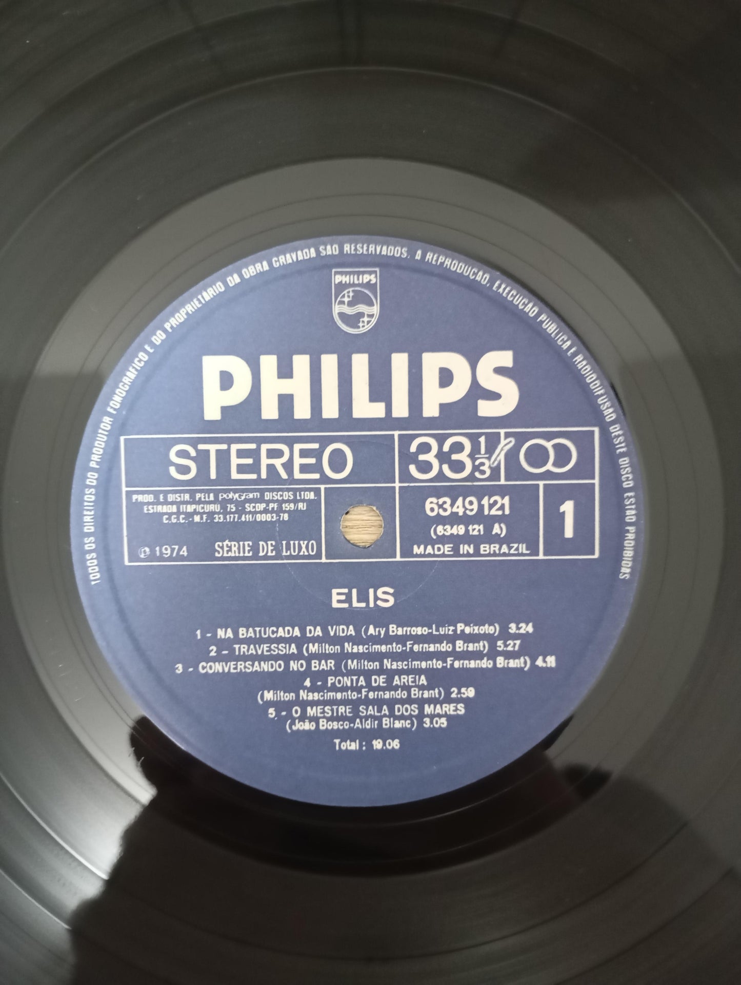 Disco Vinil 1974 Elis Regina Capa Dupla A