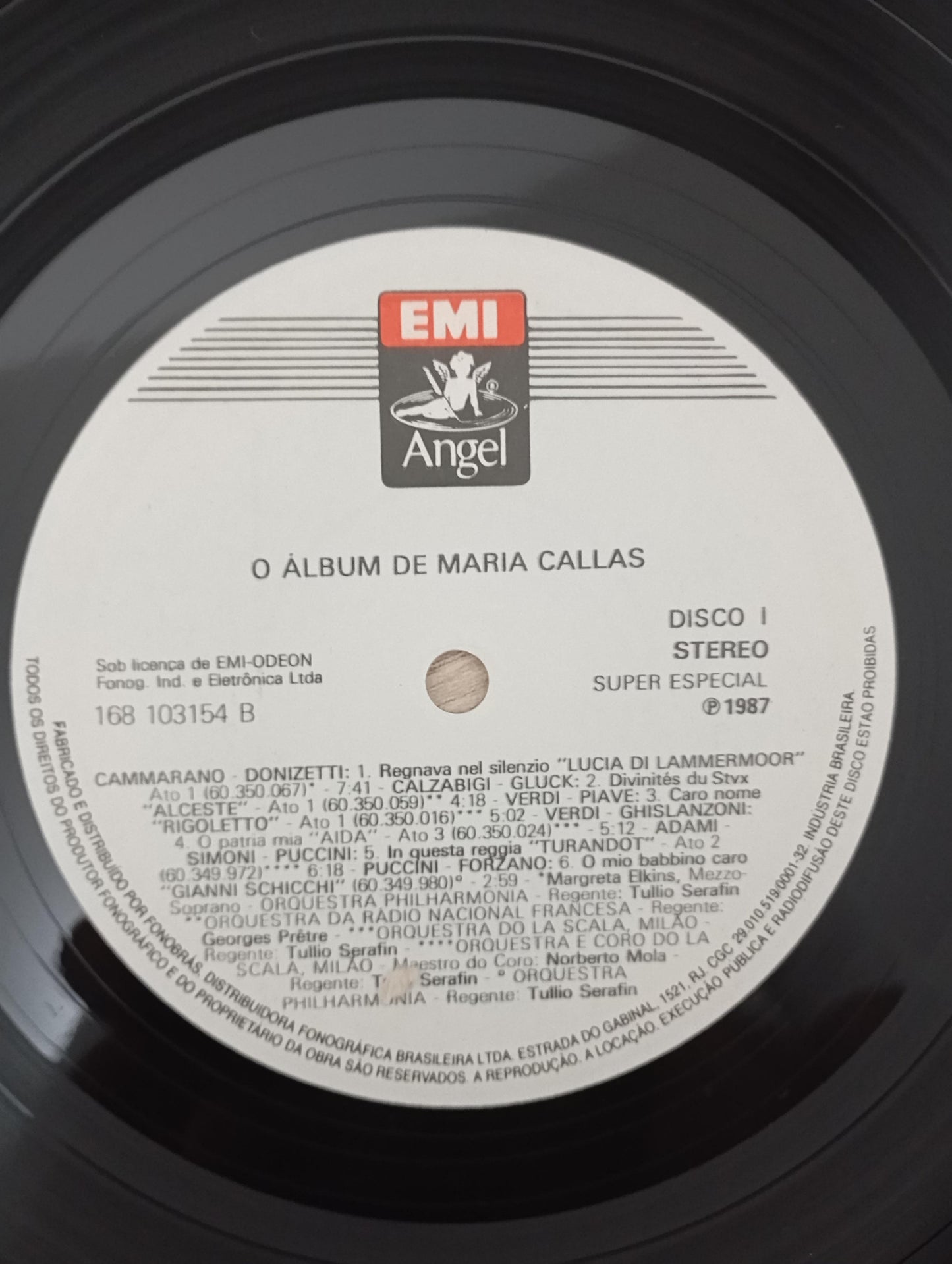 Lp Vinil O Álbum de Maria Callas Duplo Com Encartes