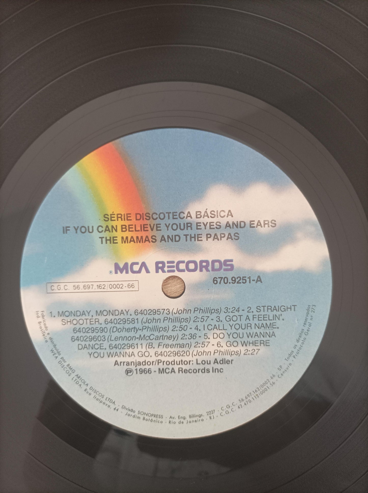 Lp Vinil Mamas & The Papas If You Believe Your Eyes And Ears