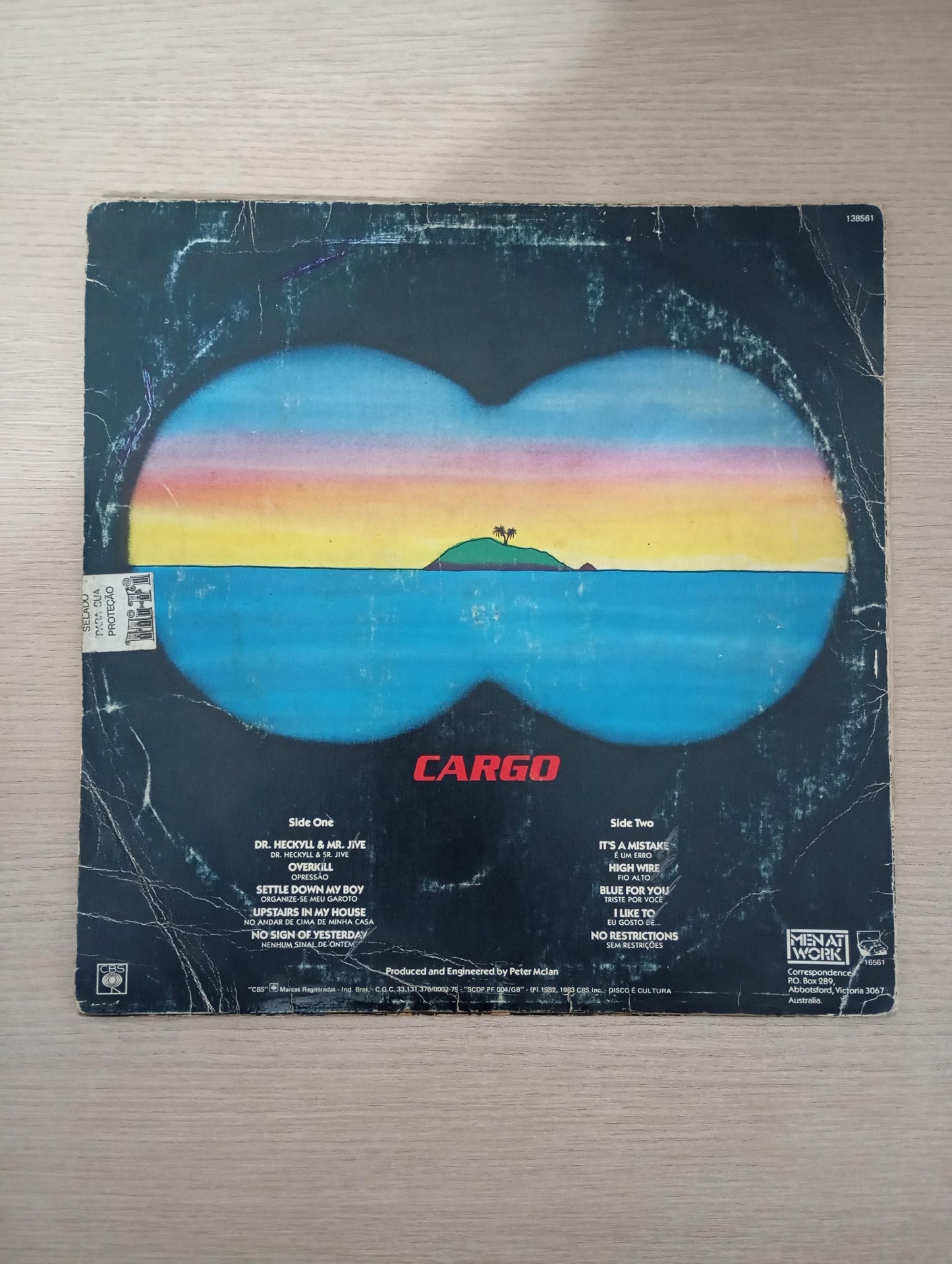 Lp Vinil Men At Work Cargo