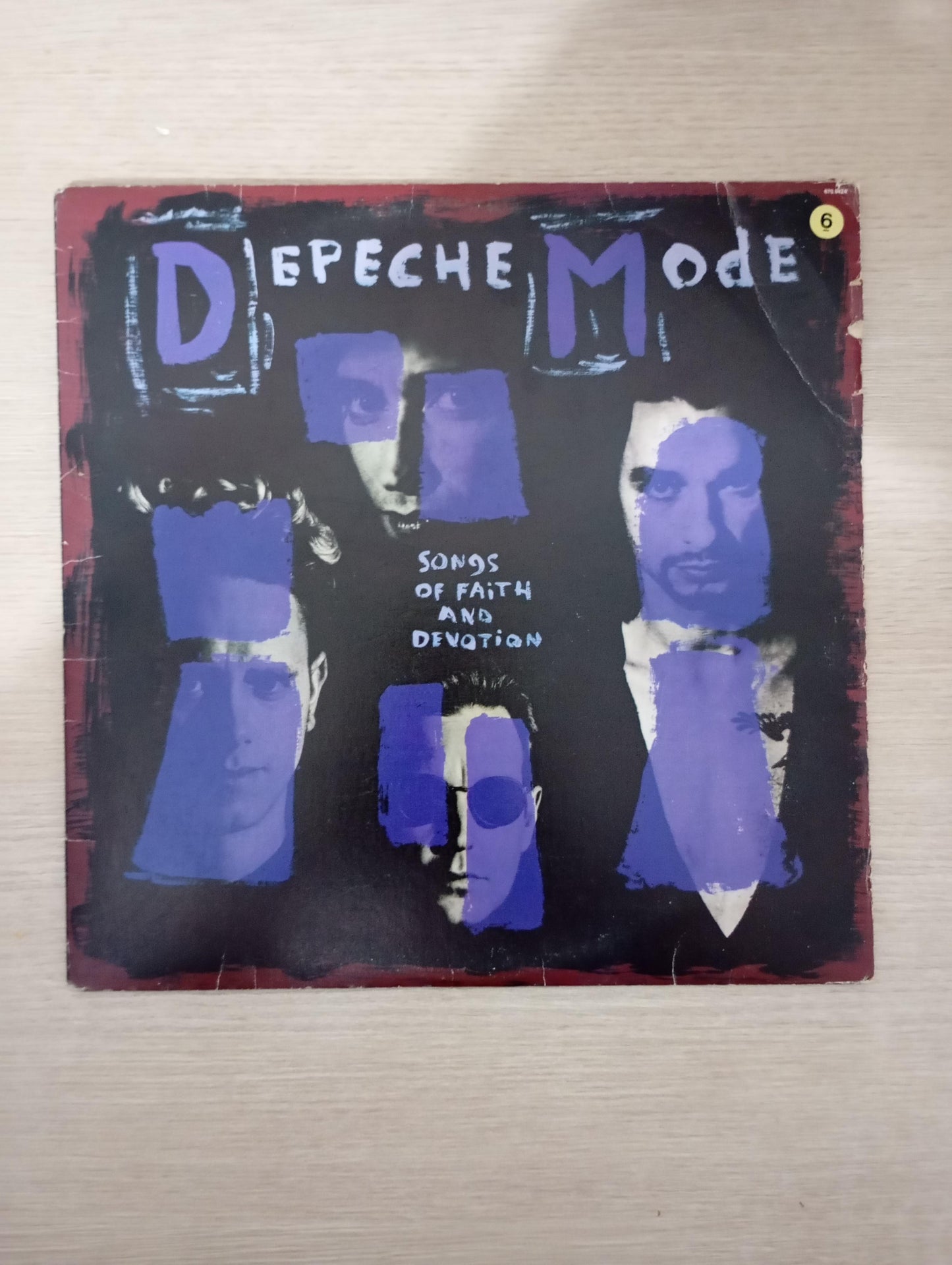 Lp Vinil Depeche Mode Songs Of Faith And Devotion C Encarte