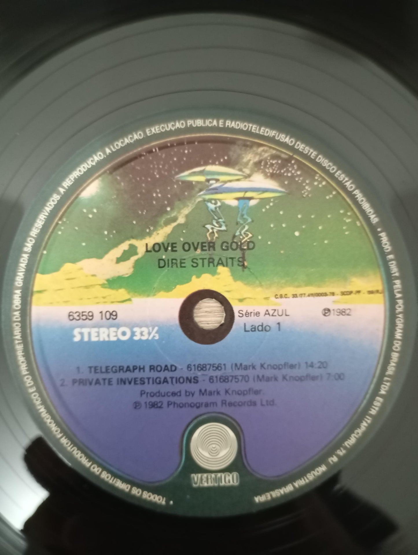 Disco Vinil Love Over Gold Dire Straits A