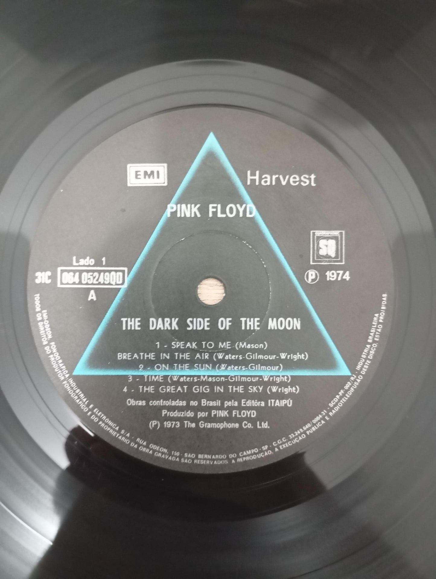 Lp Vinil Pink Floyd Dark Side Of The Moon Capa Dupla, Leia