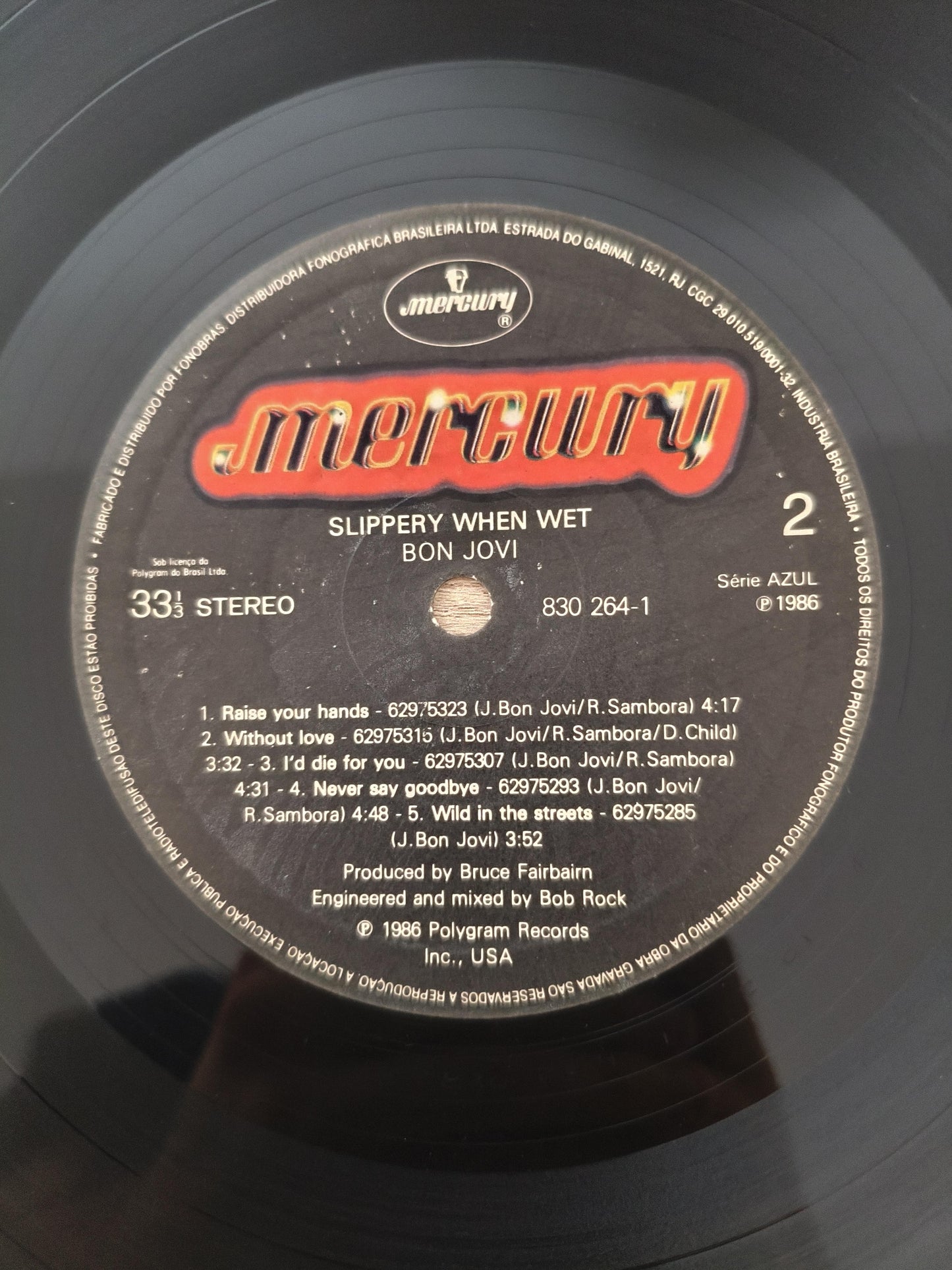 Lp Vinil Bon Jovi Slippery When Wet