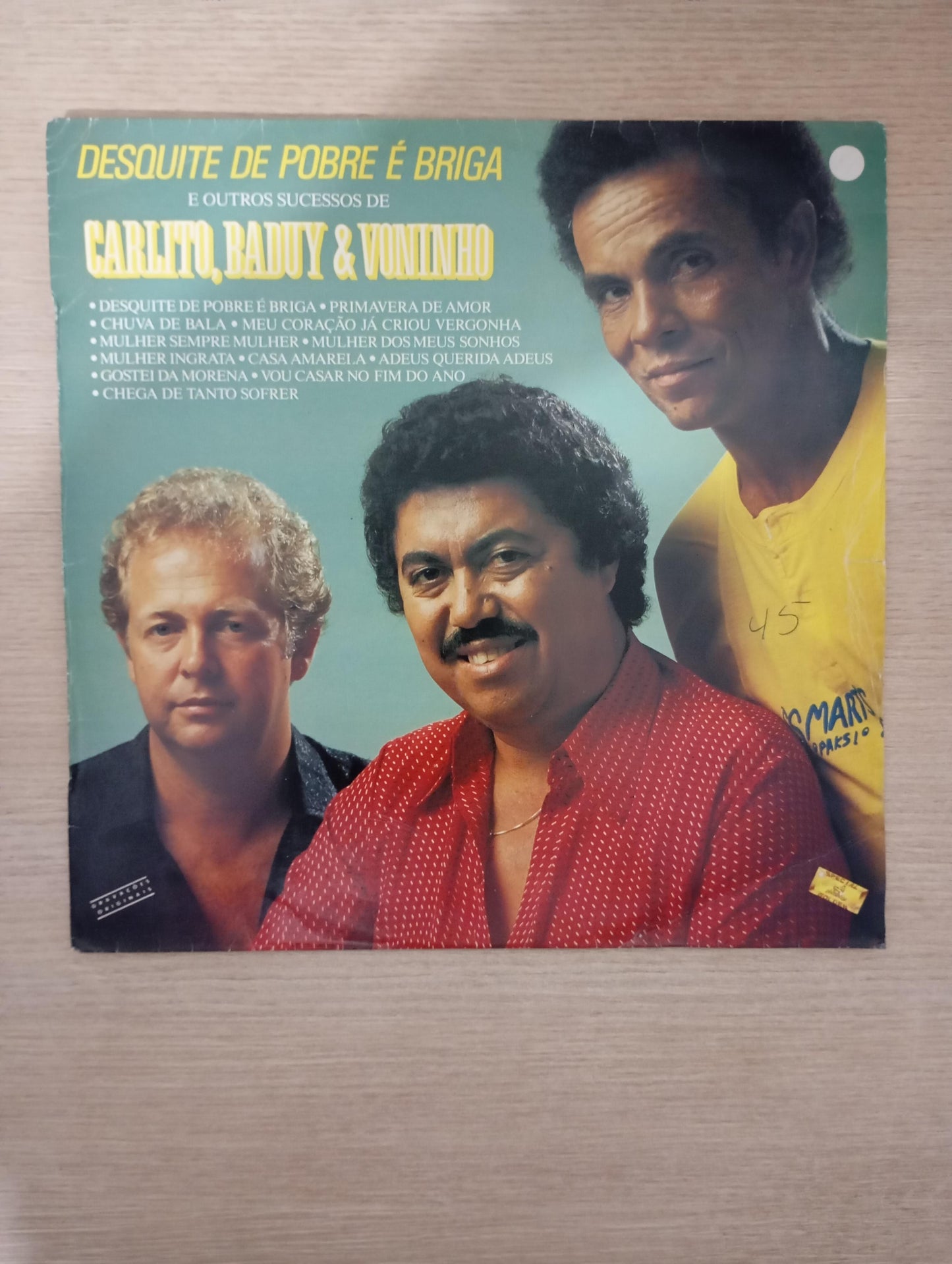 Lp Vinil Carlito, Baduy & Voninho Desquite de Pobre é Briga