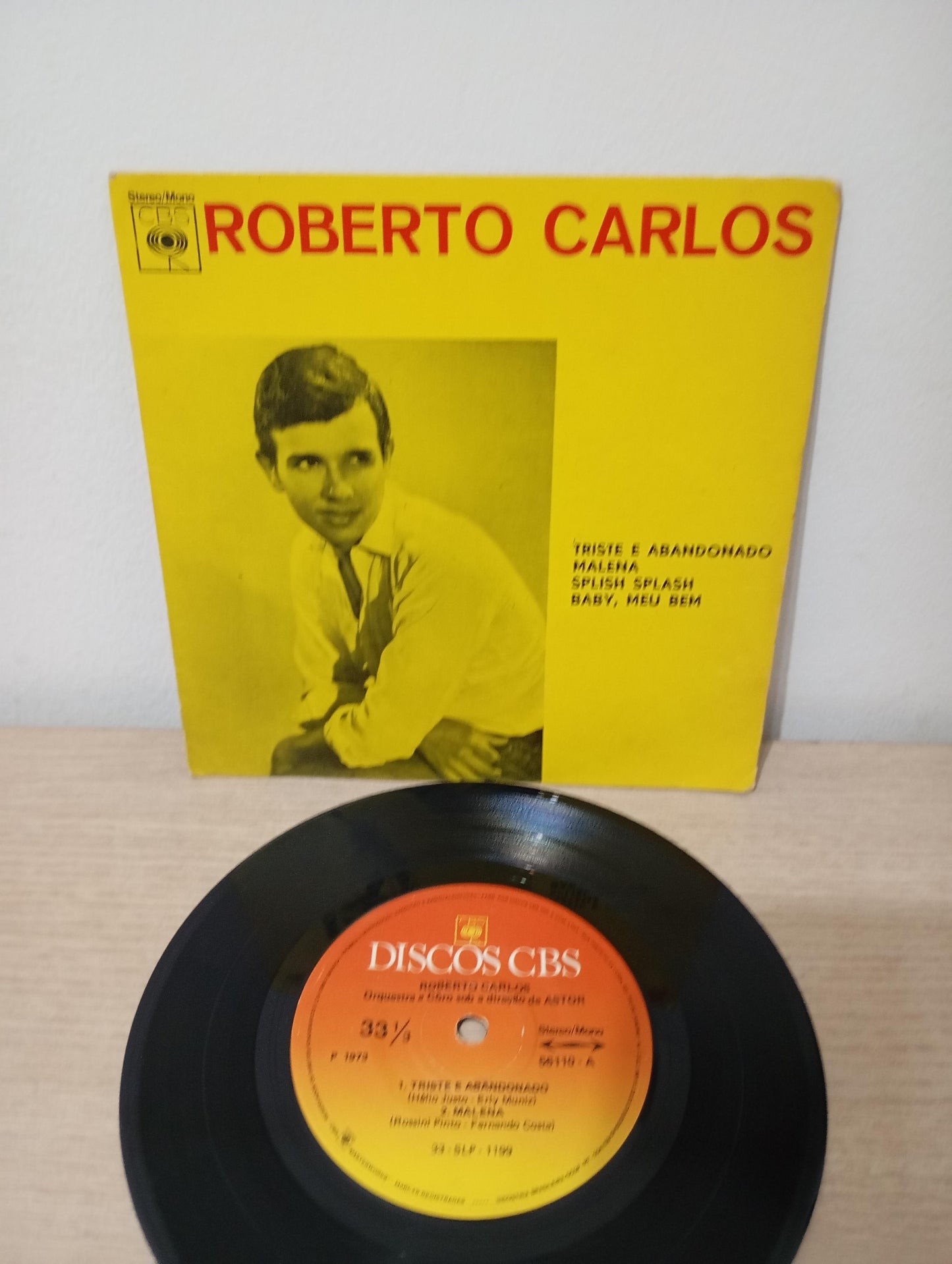 Compacto Vinil Roberto Carlos Triste E Abandonado