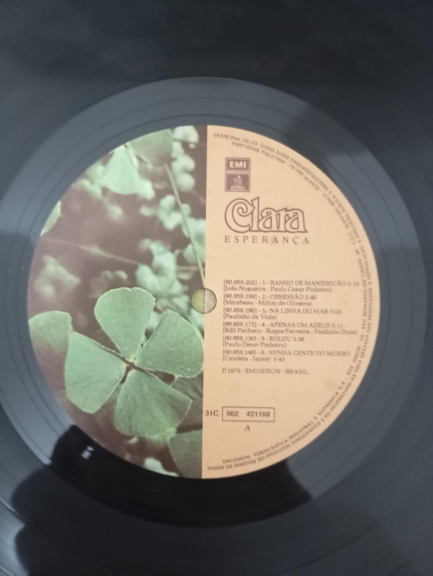 Lp Vinil Clara Nunes Esperança Com Encartes