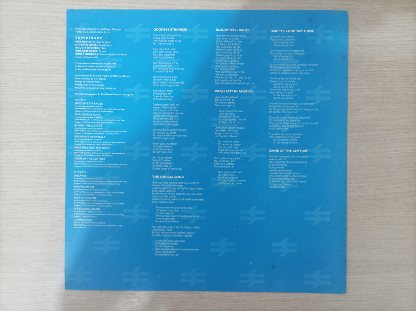 Disco Vinil The Autobiography of Supertramp Com Encarte A