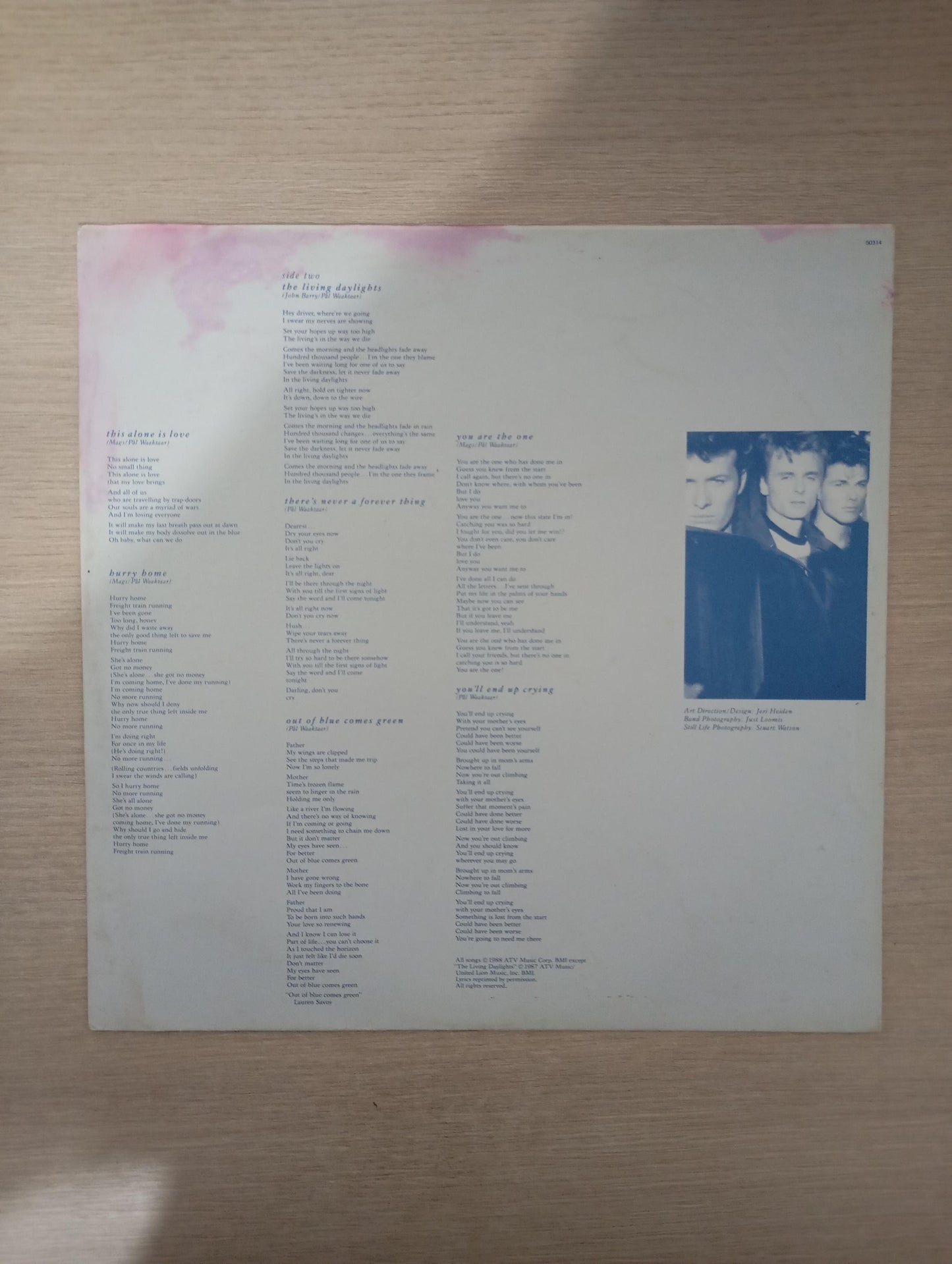 Lp Vinil A-ha Stay On These Roads Com Encarte