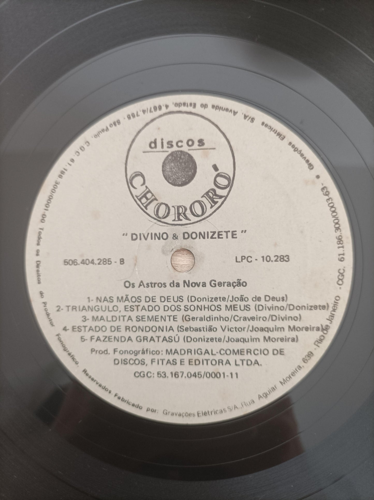 Lp Vinil Divino e Donizete Vol. 6