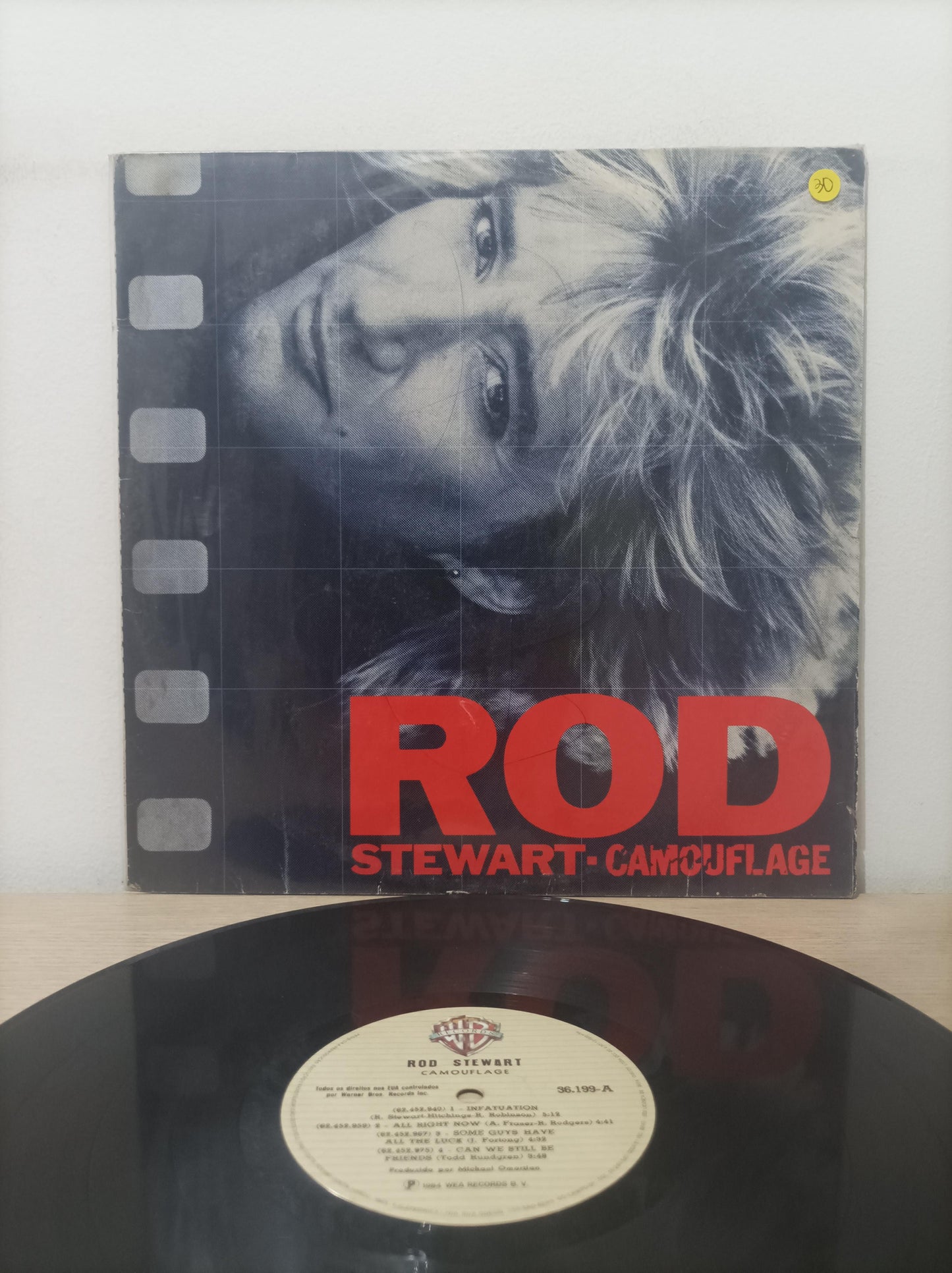Lp Vinil Rod Stewart Camouflage