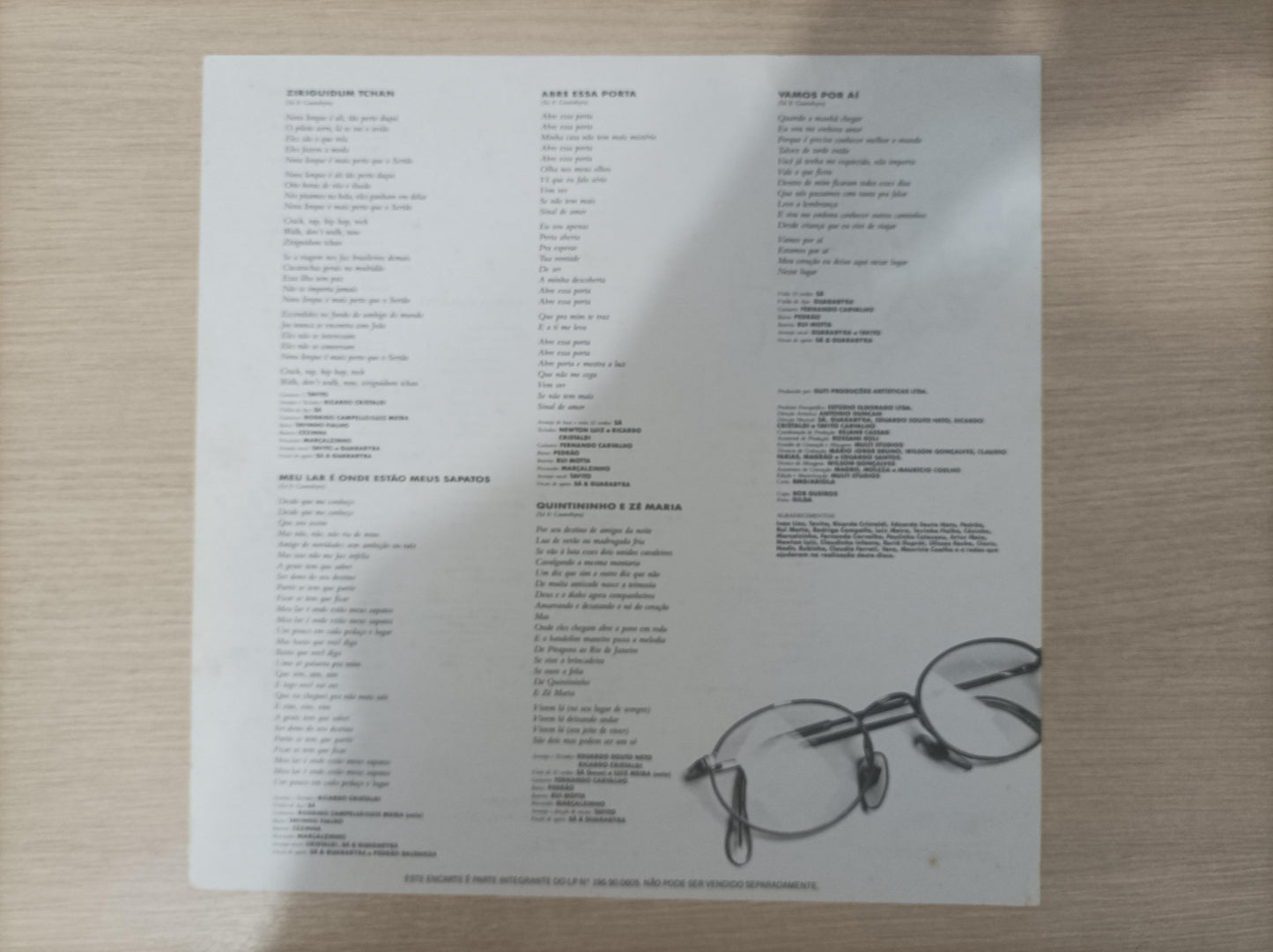 Lp Vinil Sá & Guarabyra Vamos Por Aí Com Encarte