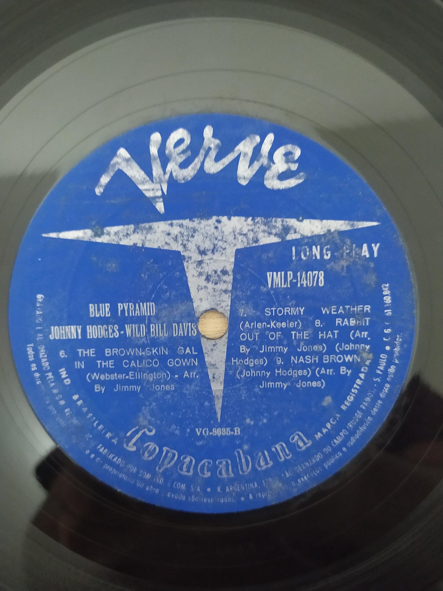 Lp Vinil Johnny Hodges Blue Pyramid