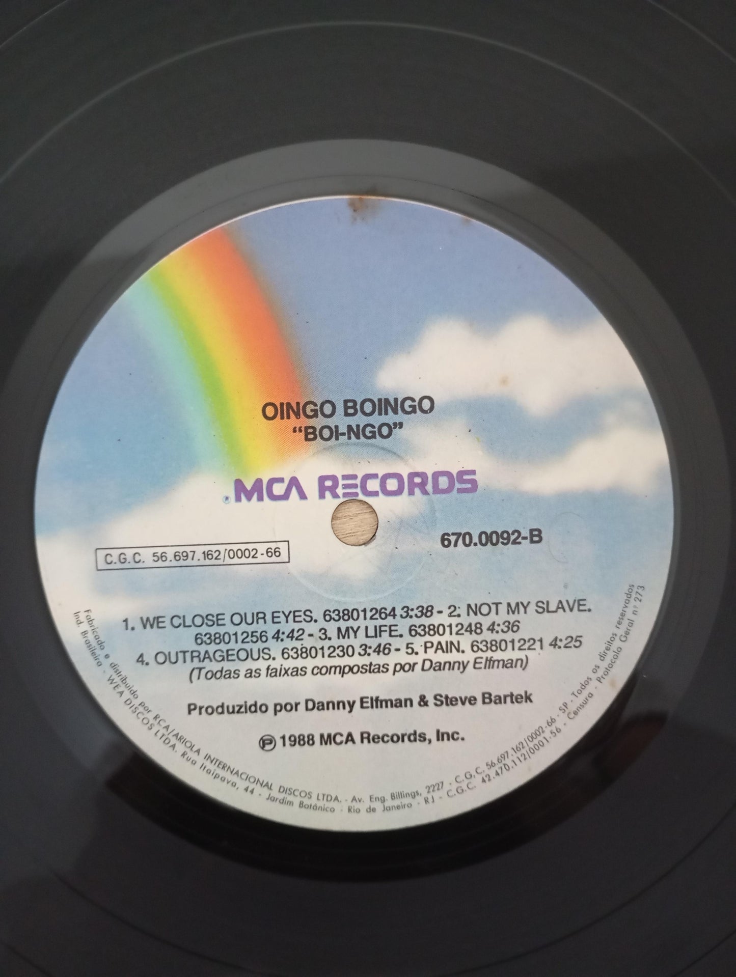 Lp Vinil Oingo Boingo Boi-Ngo Com Encarte