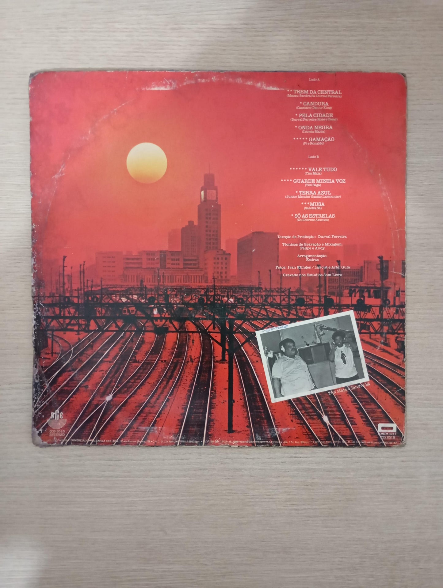 Lp Vinil Sandra De Sá Vale Tudo Original de Época