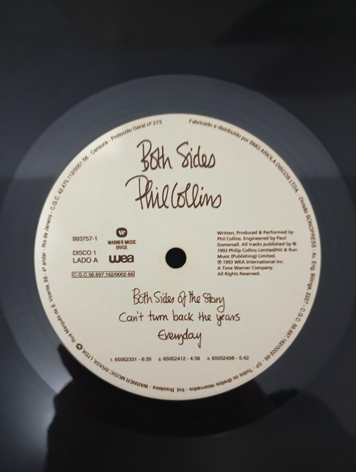 Lp Vinil Phil Collins Both Sides Duplo