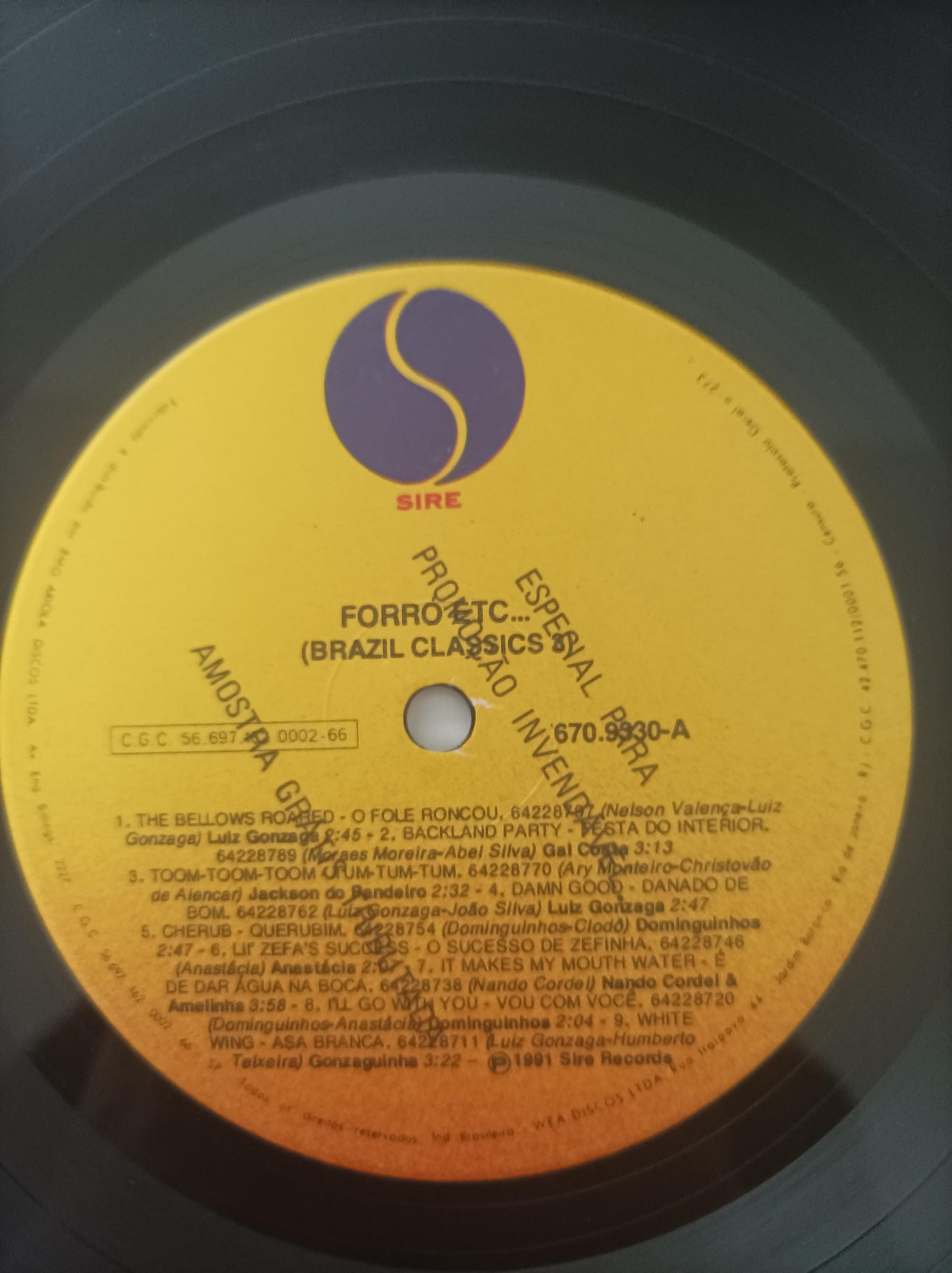 Lp Vinil Brazil Classics 3 Forró Com Encarte Importado