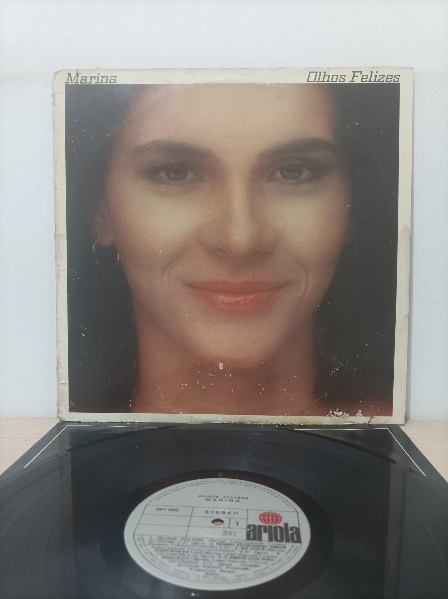Lp Vinil Marina Lima Olhos Felizes Com Encarte