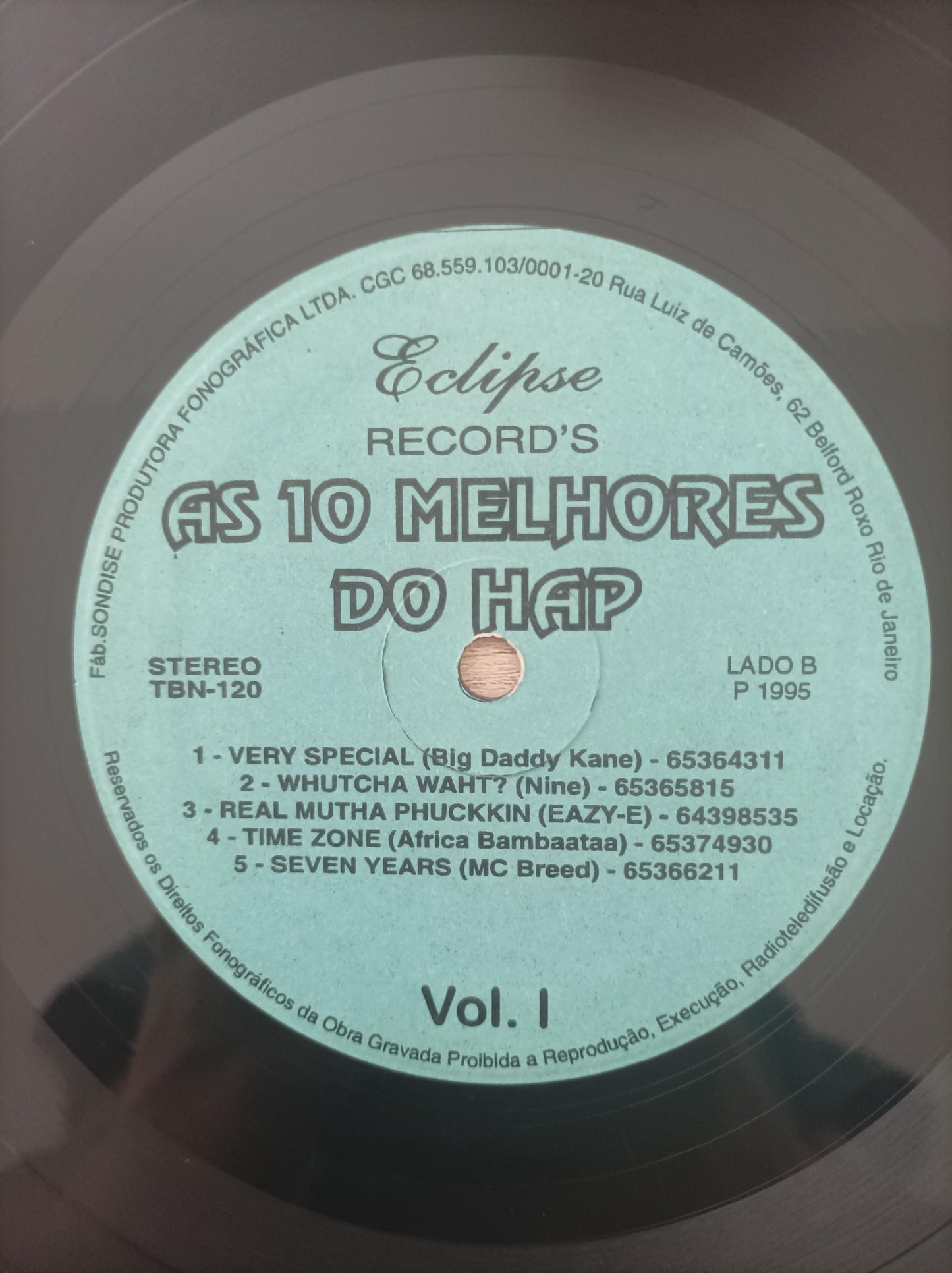 Lp Vinil As 10 Melhores Do Rap Vol. 1