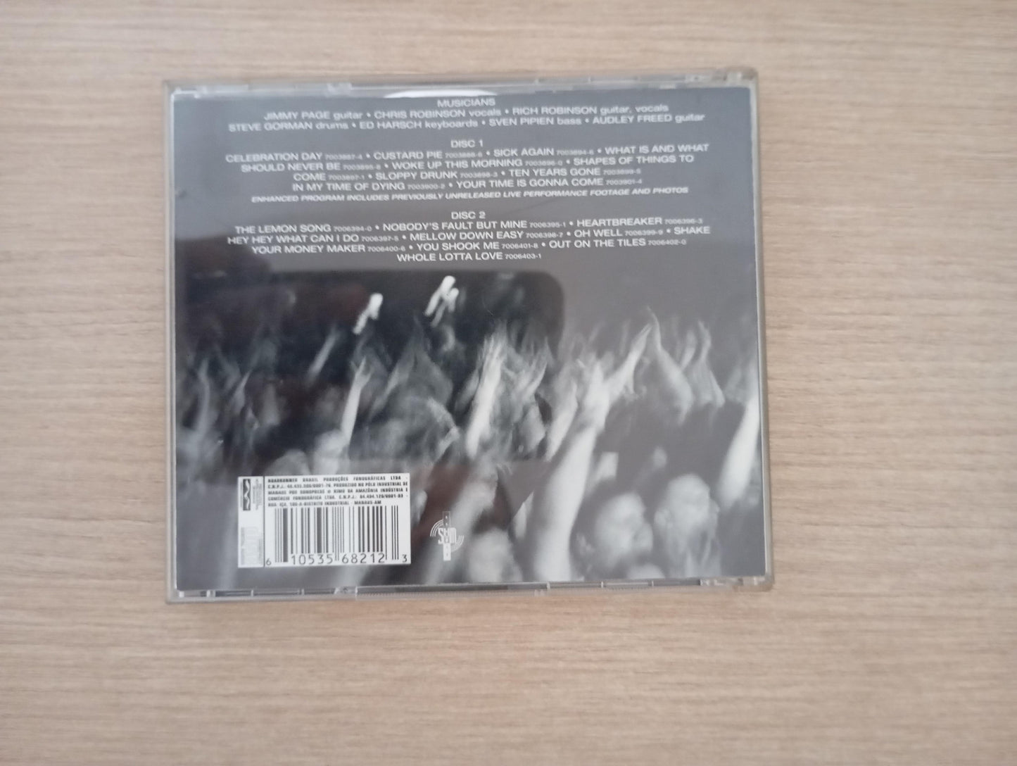 CD Jimmy Page & The Black Crowes Live At The Greek Duplo