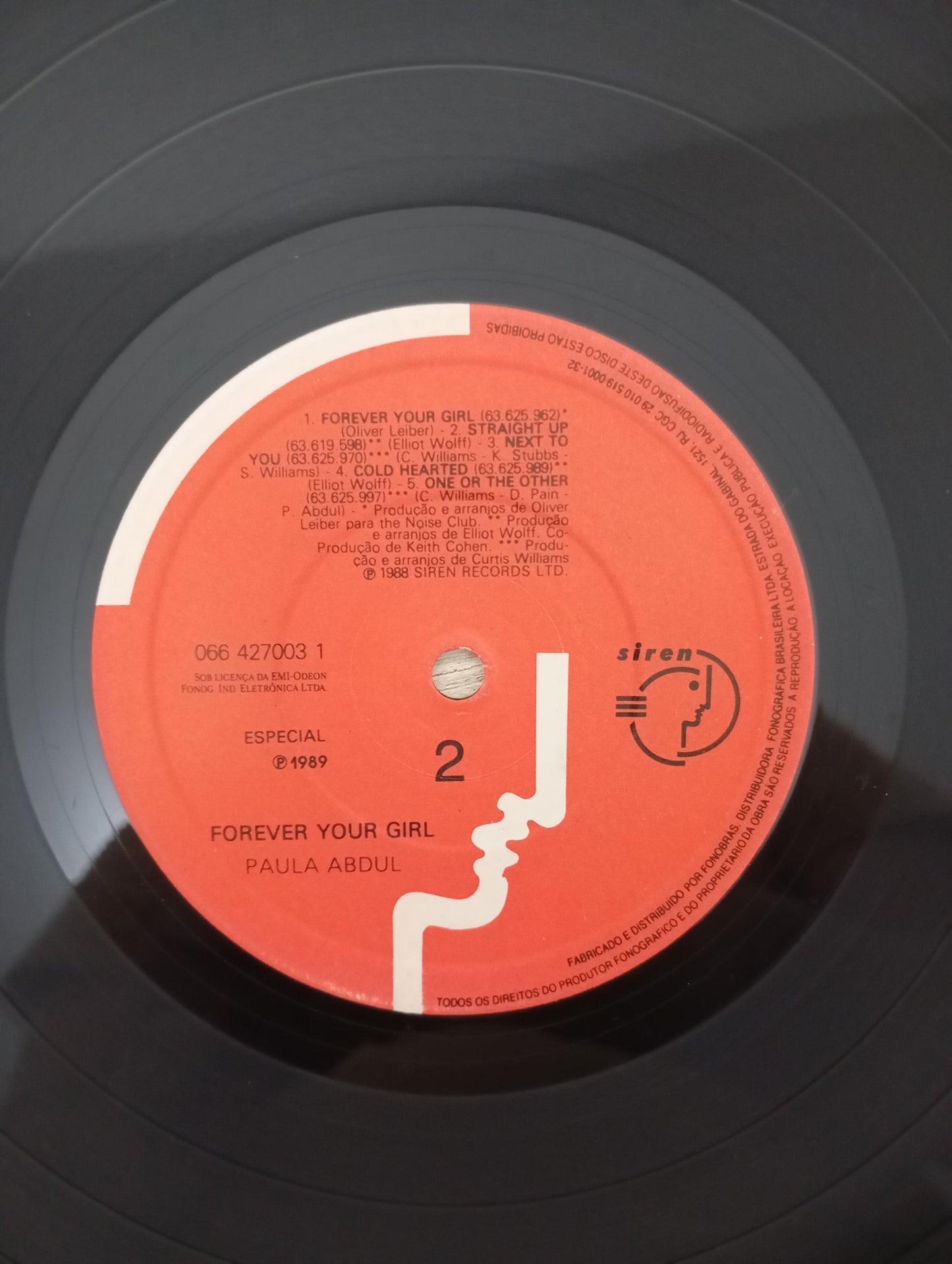 Lp Vinil Paula Abdul Forever Your Girl Com Encarte