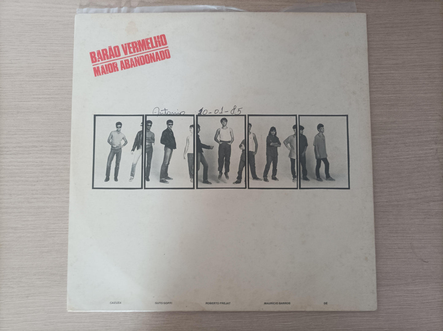 Lp Vinil Barão Vermelho Maior Abandonado Com Encarte