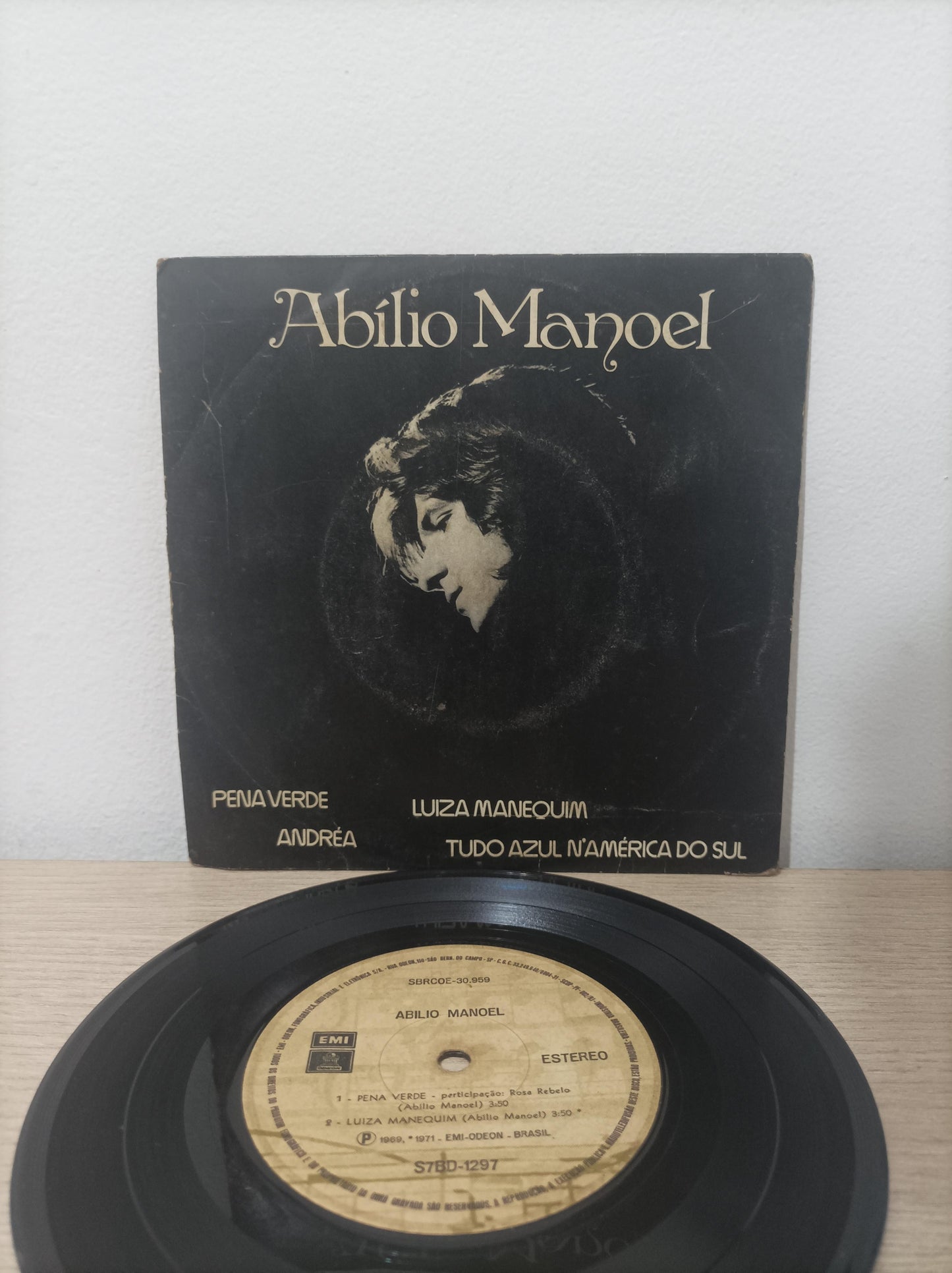 Compacto Vinil Abílio Manoel Pena Verde / Luiza Manequim