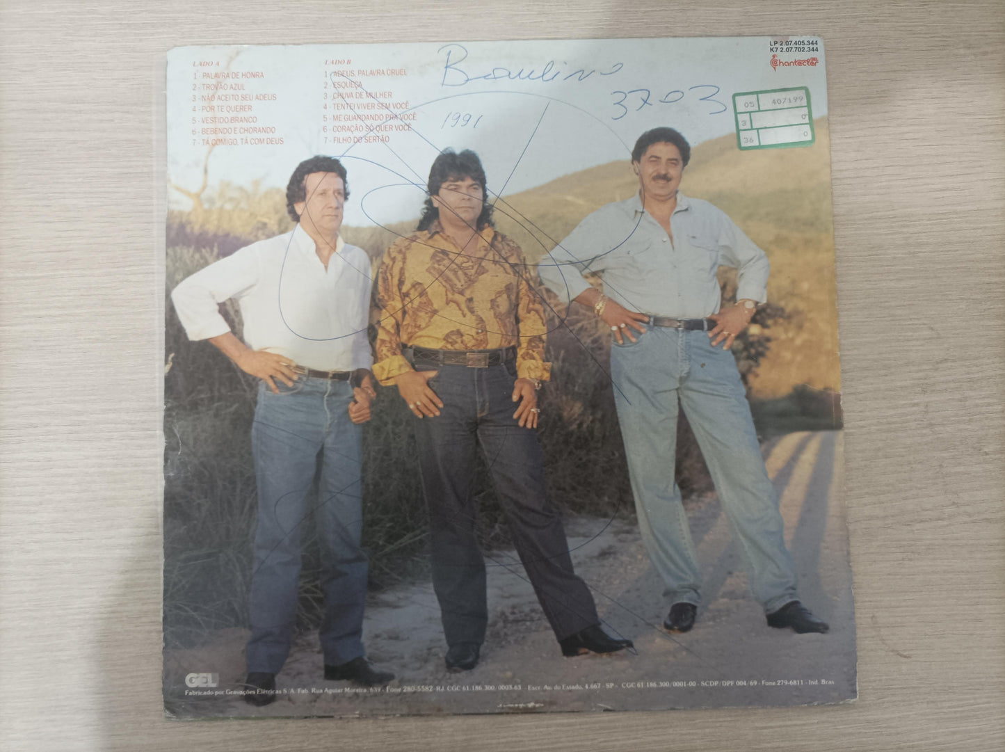 Lp Vinil Trio Parada Dura 1991